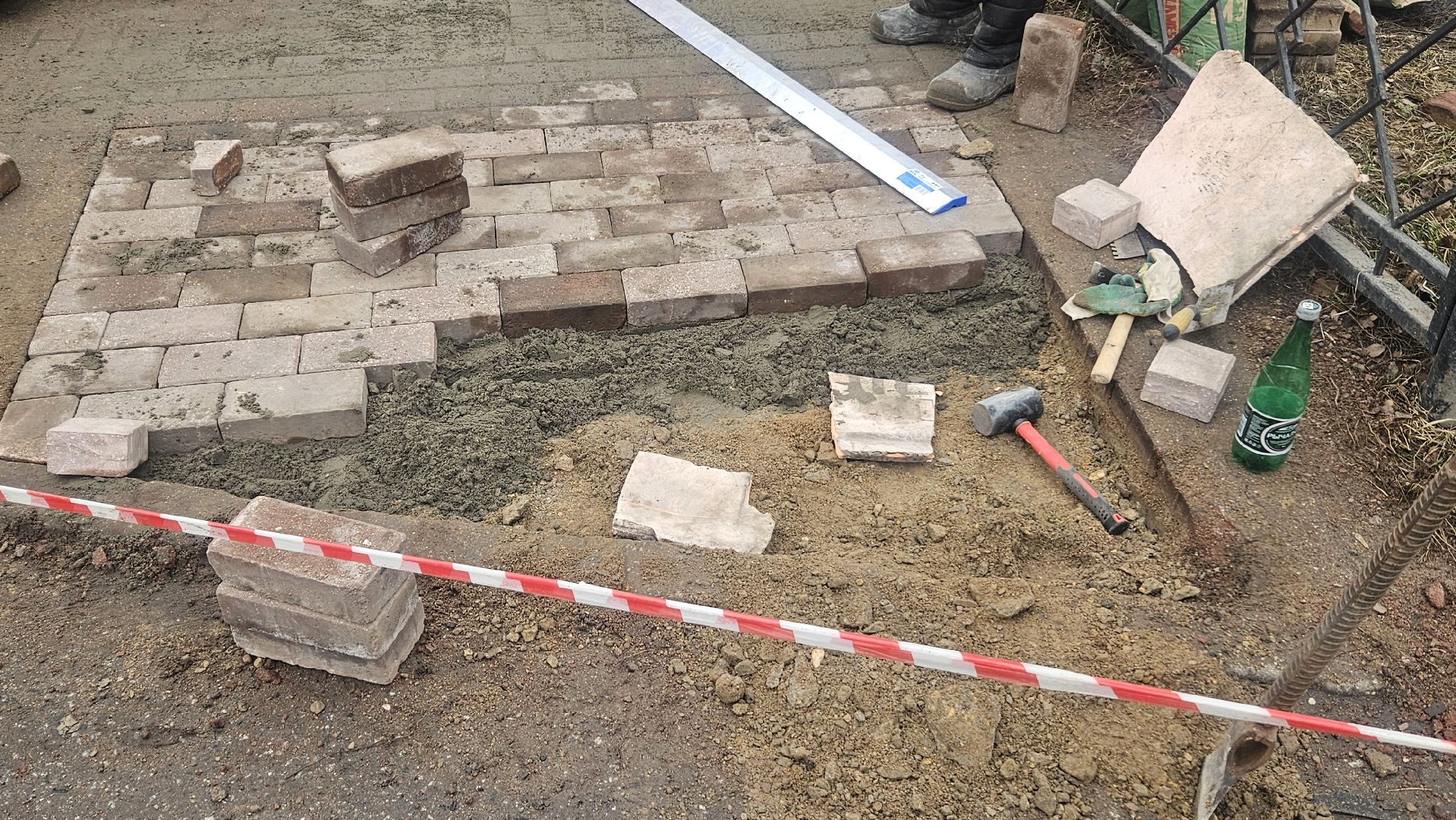 ремонт, тротуар, жуковский,