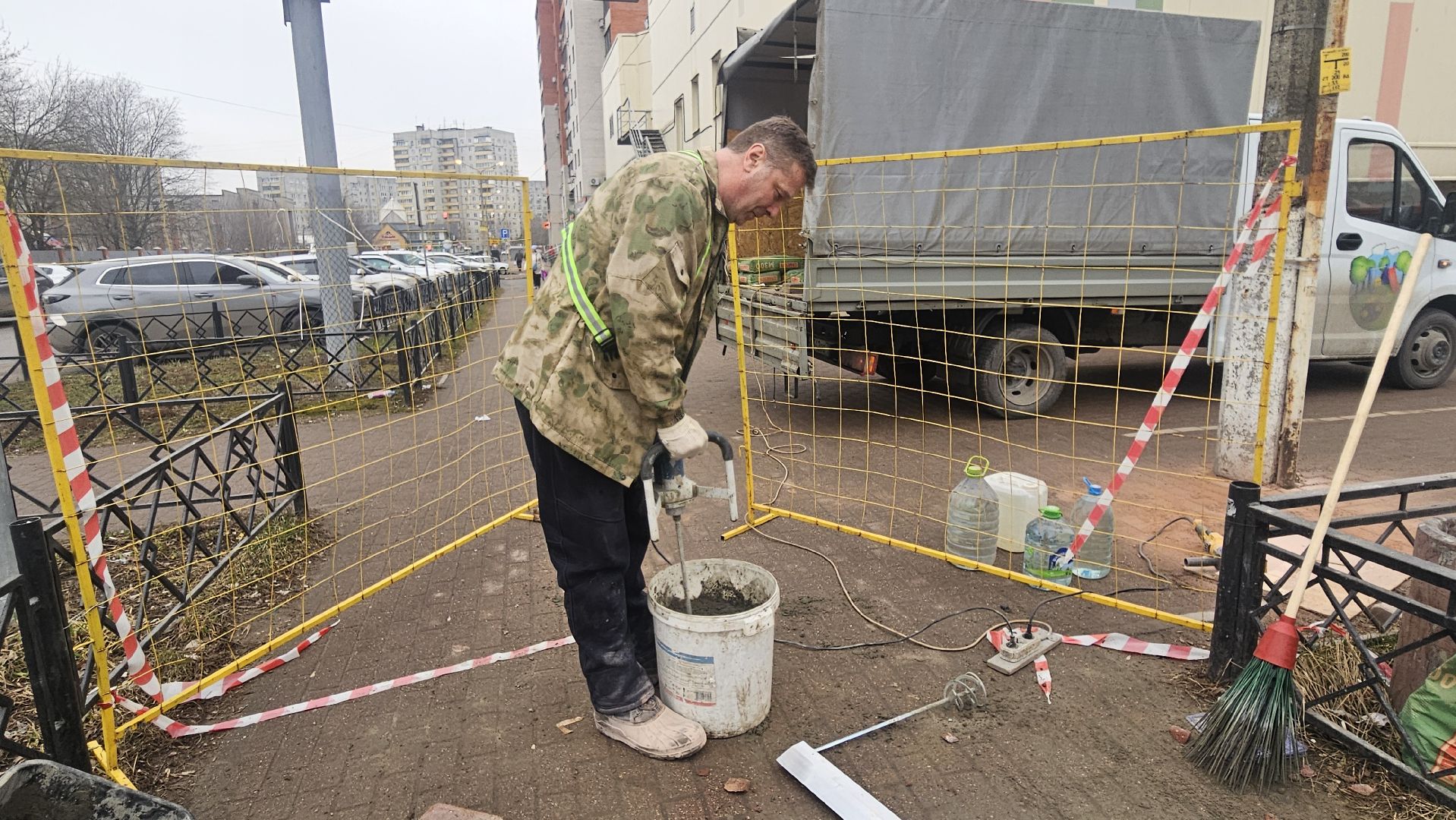 ремонт, тротуар, жуковский,