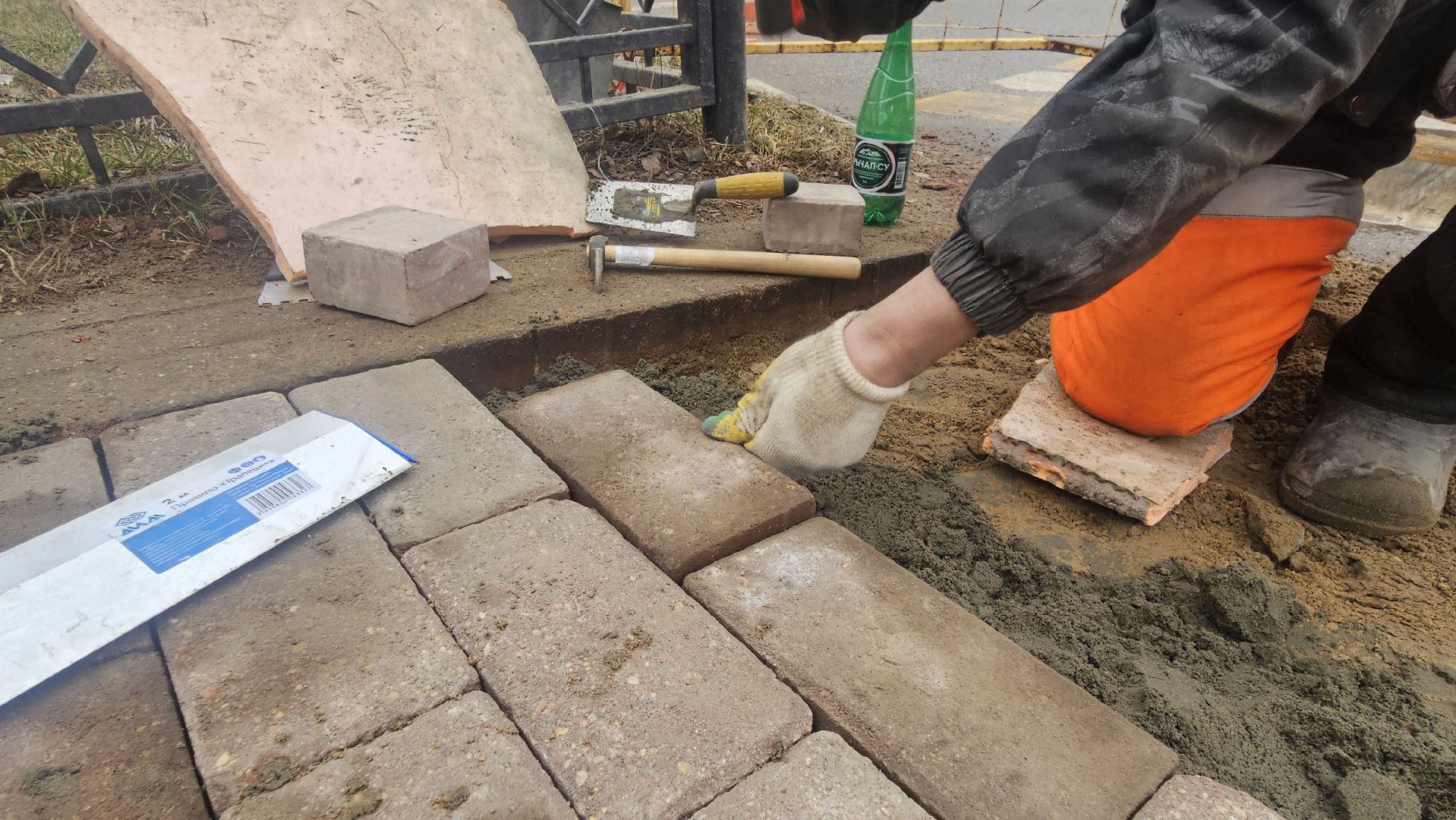 ремонт, тротуар, жуковский,