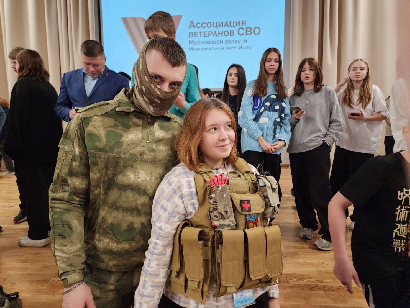 Школа, урок мужества, Истра, Военные,