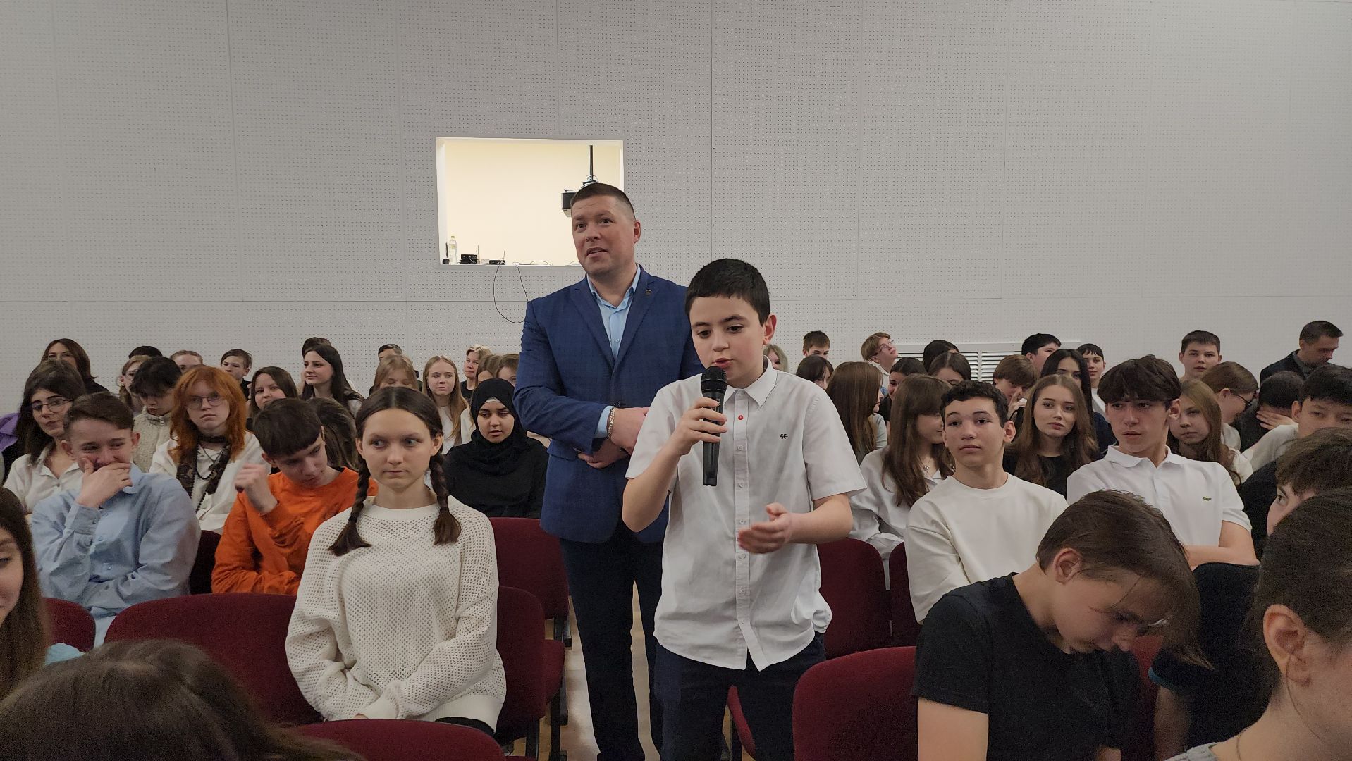 Школа, урок мужества, Истра, Военные,