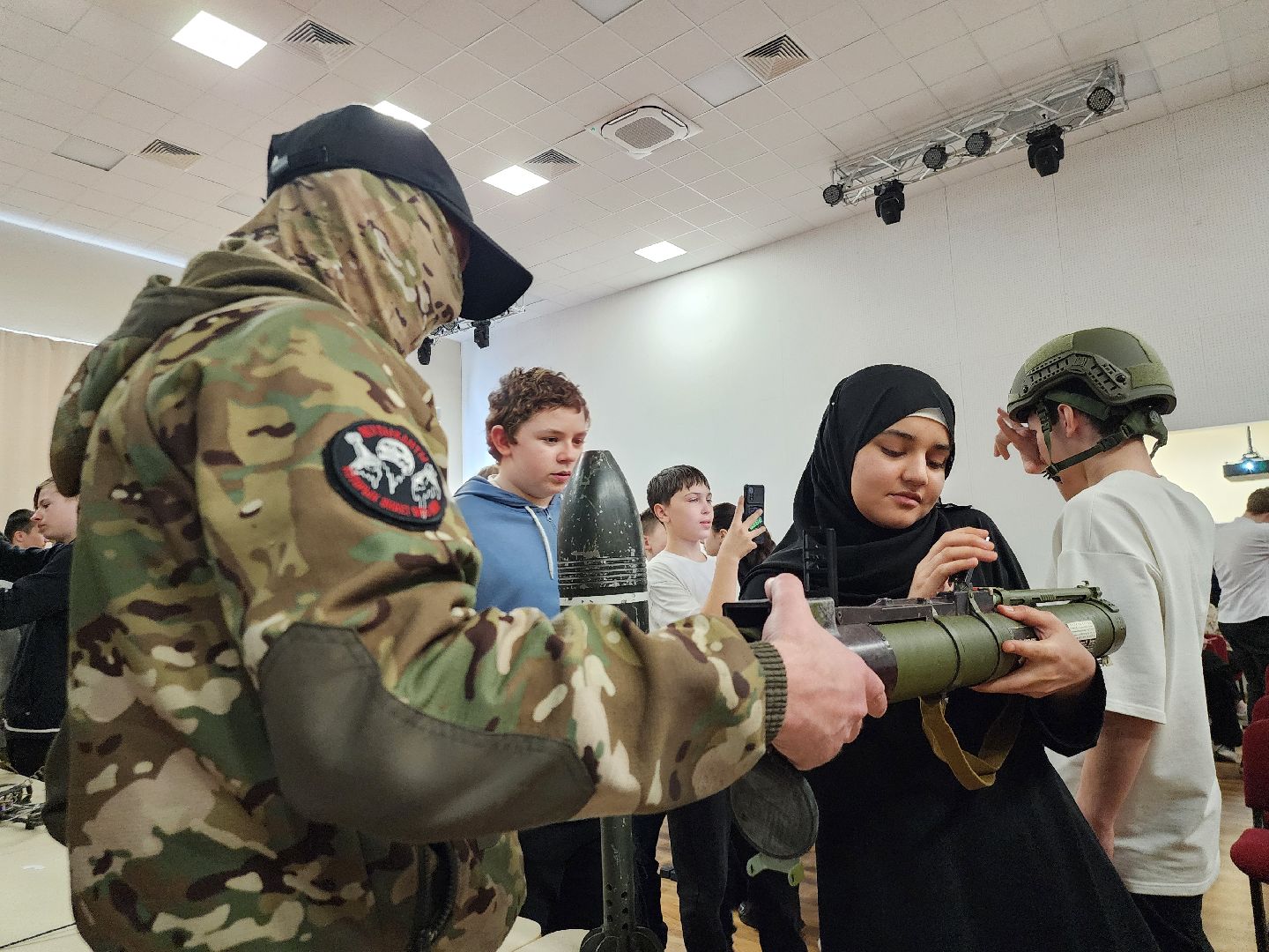 Школа, урок мужества, Истра, Военные,