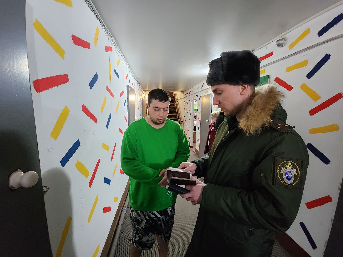 Чехов, село Новоселки, следственный комитет, полиция, военкомат, рейд, проверка, бывшие мигранты, постановка на воинский учет, призыв на военную службу, уклонение от призыва в армию, хостел для мигрантов, повестки,