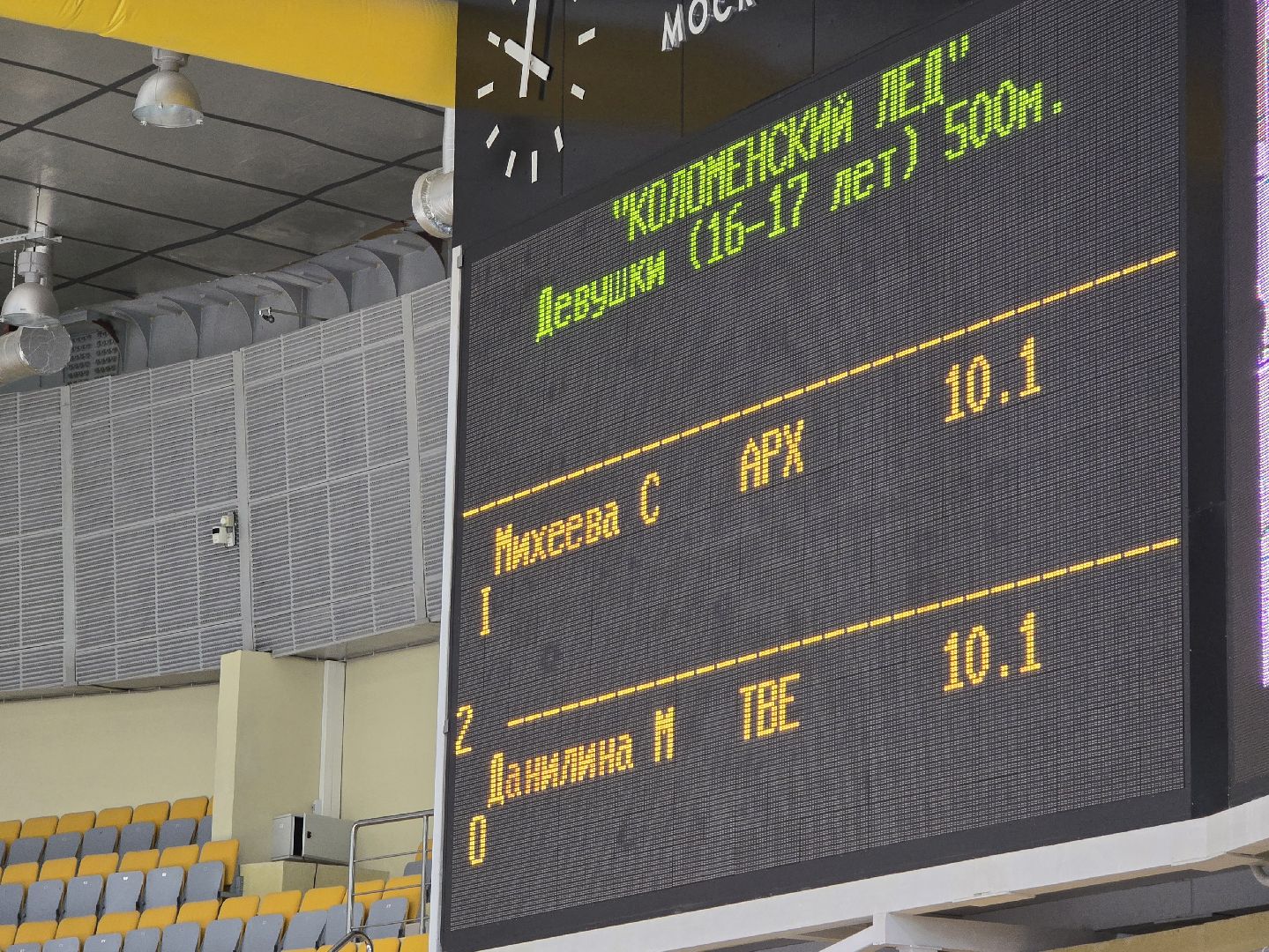 Коломна, конькобежный центр, конькобежный спорт, соревнования,