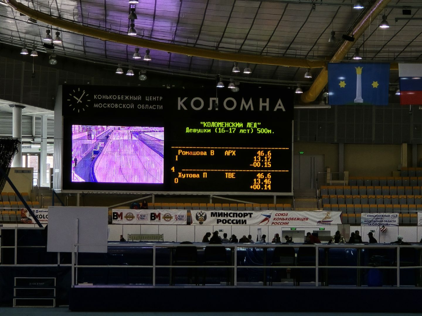 Коломна, конькобежный центр, конькобежный спорт, соревнования,