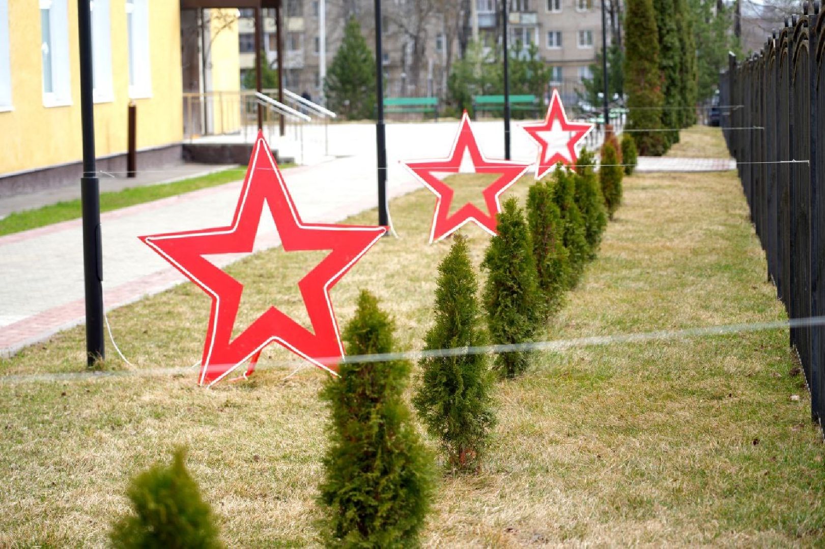 день победы, 9 мая, украшение, благоустройство, школы, образование, дети,