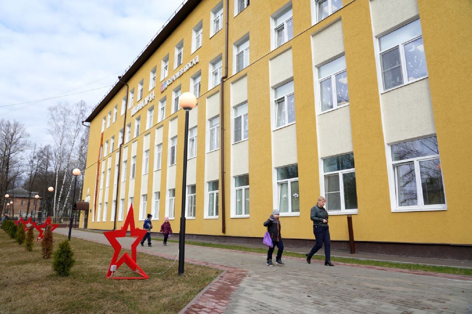 день победы, 9 мая, украшение, благоустройство, школы, образование, дети,