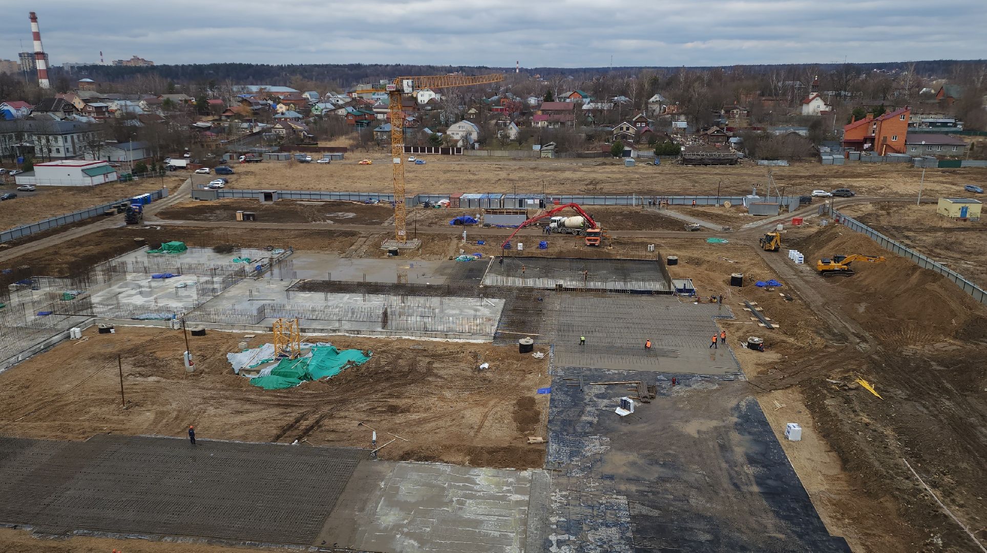 строительство, образование, новая школа, Лосино-Петровский,