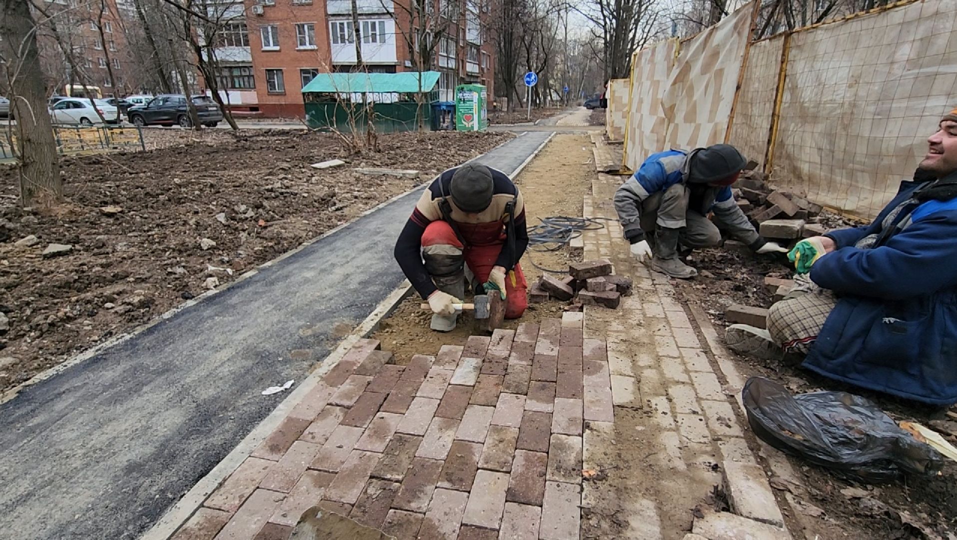 Ремонт, Обновление, Брусчатка, Асфальт,