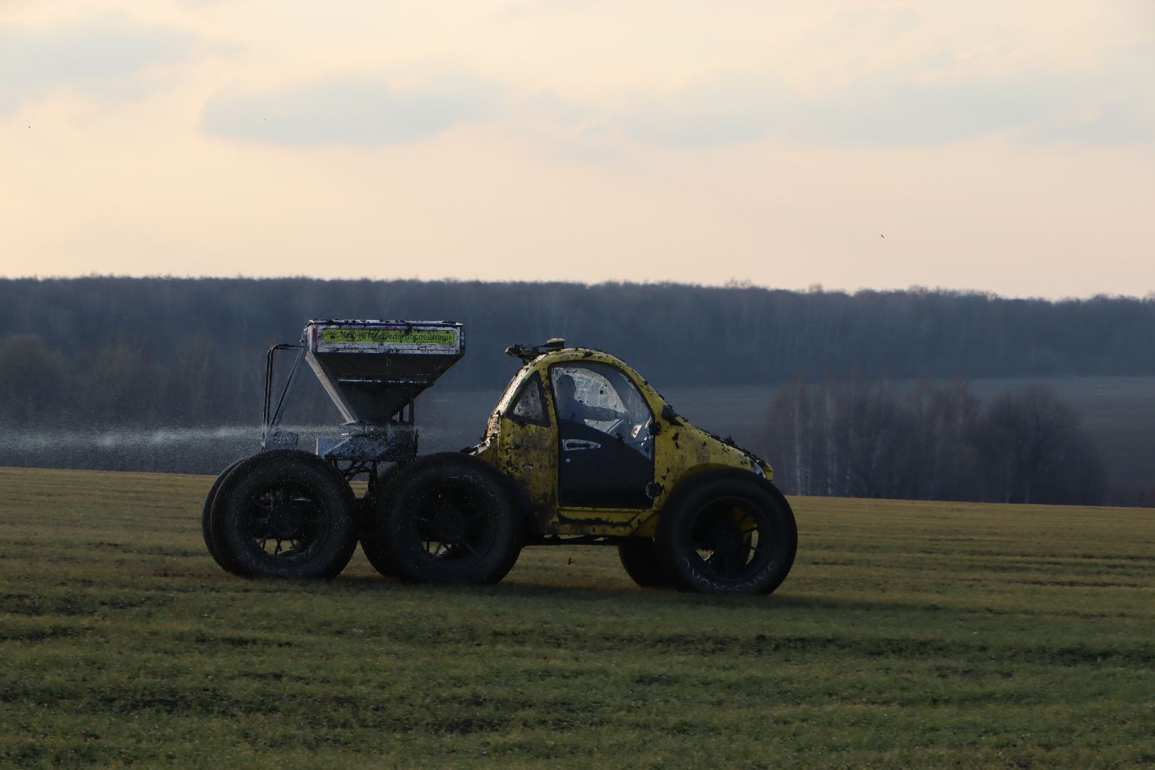 серебряные пруды, ооо сп нива, весенне-полевые работы, барс, подкормка озимых, сельское хозяйство,