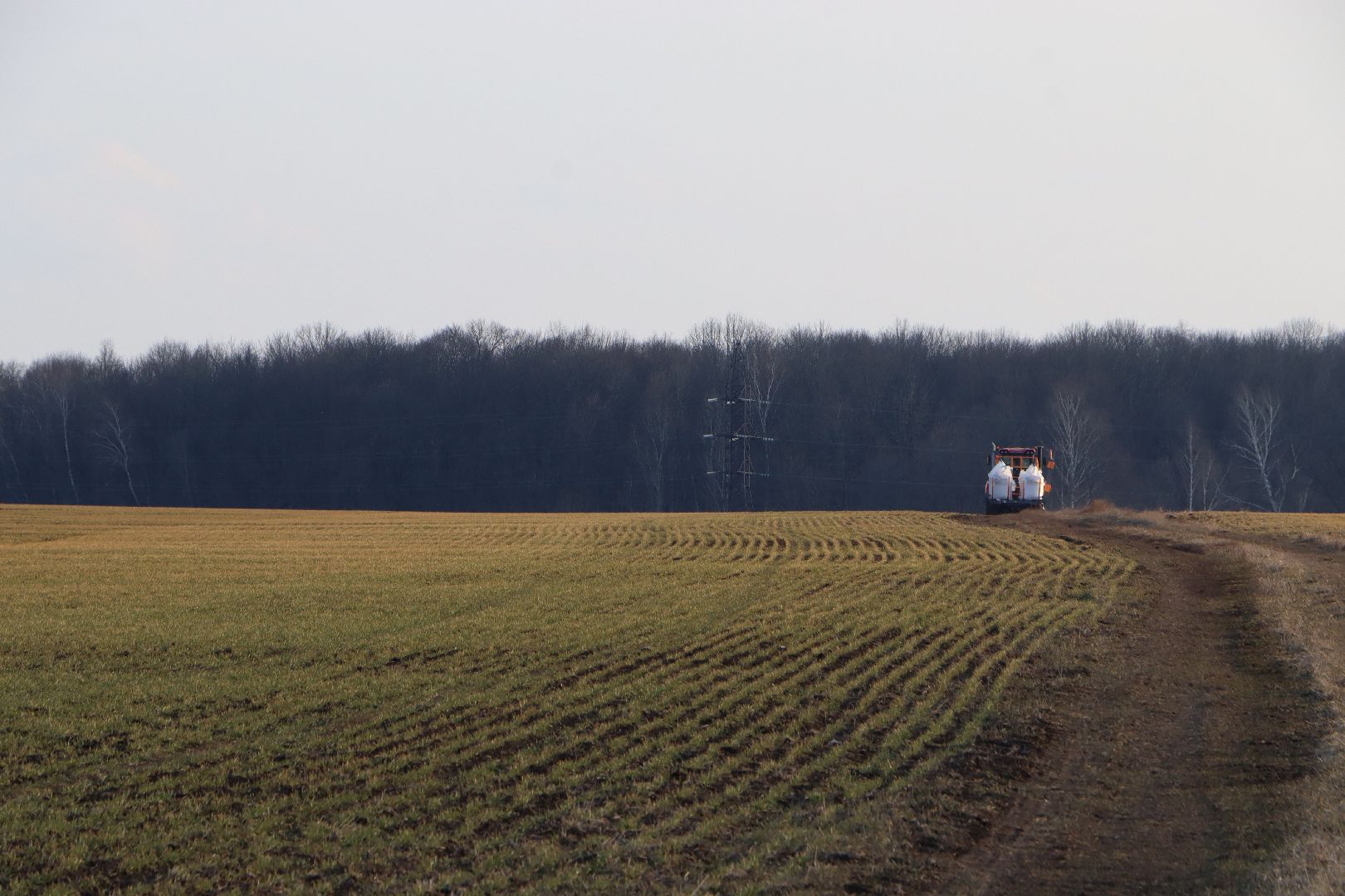 серебряные пруды, ооо сп нива, весенне-полевые работы, барс, подкормка озимых, сельское хозяйство,