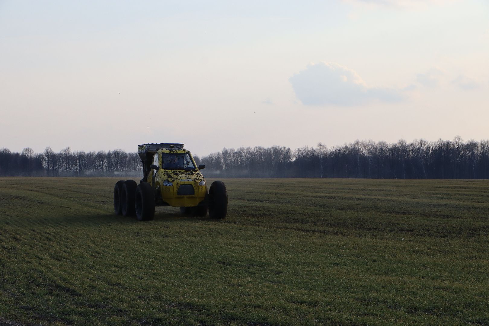 серебряные пруды, ооо сп нива, весенне-полевые работы, барс, подкормка озимых, сельское хозяйство,
