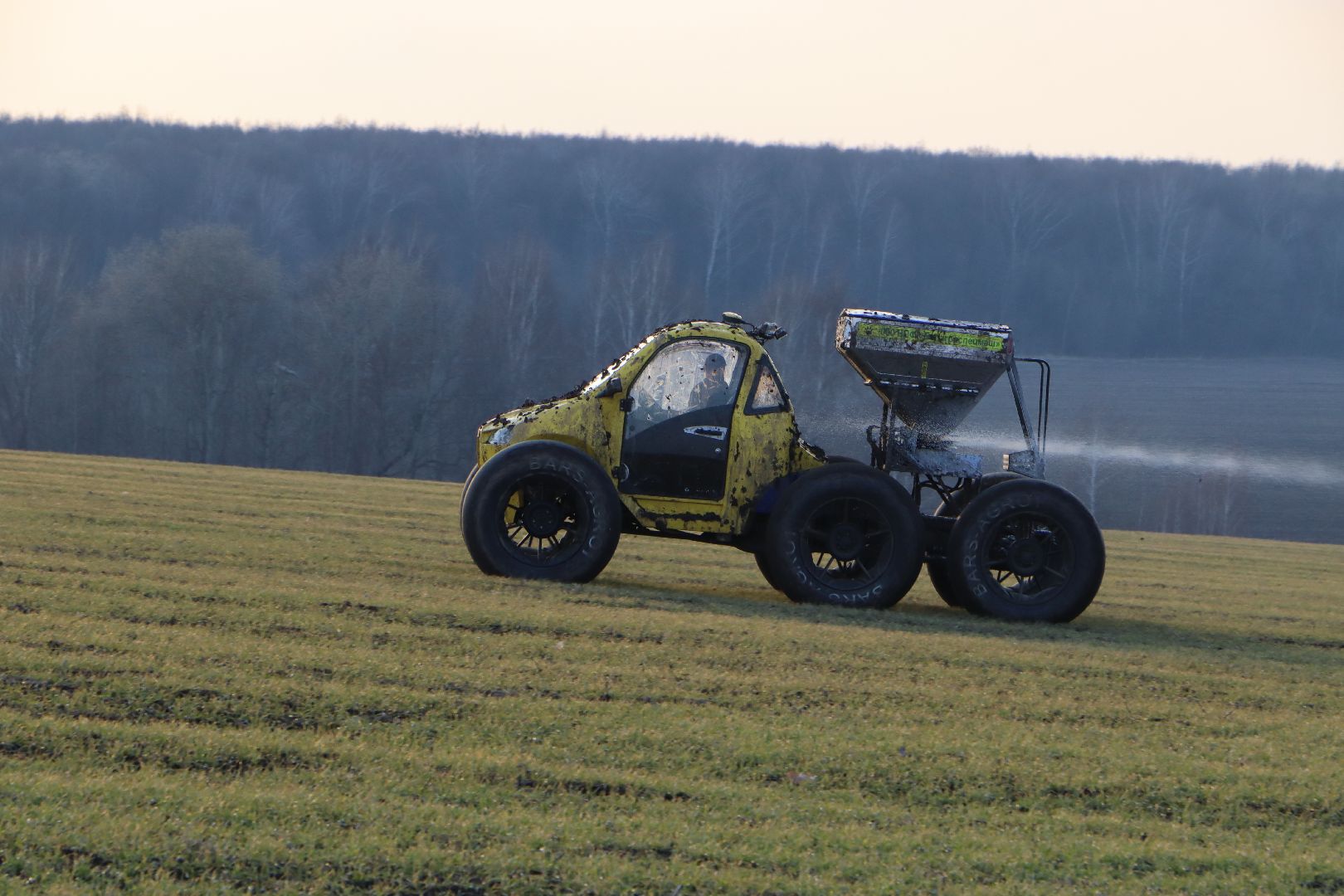 серебряные пруды, ооо сп нива, весенне-полевые работы, барс, подкормка озимых, сельское хозяйство,