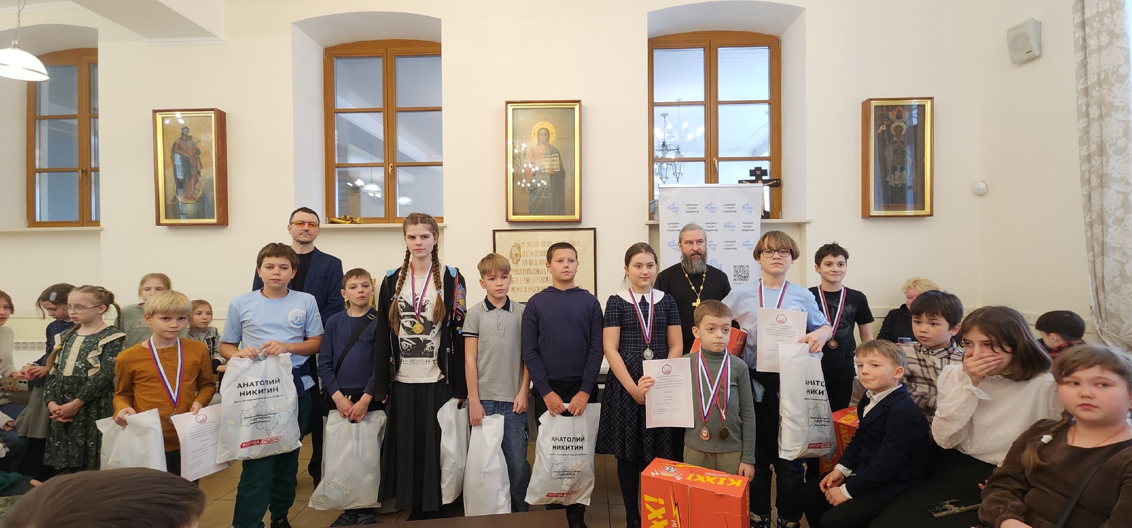 Звенигород, Спорт, шашечный турнир, Одинцовская епархия,