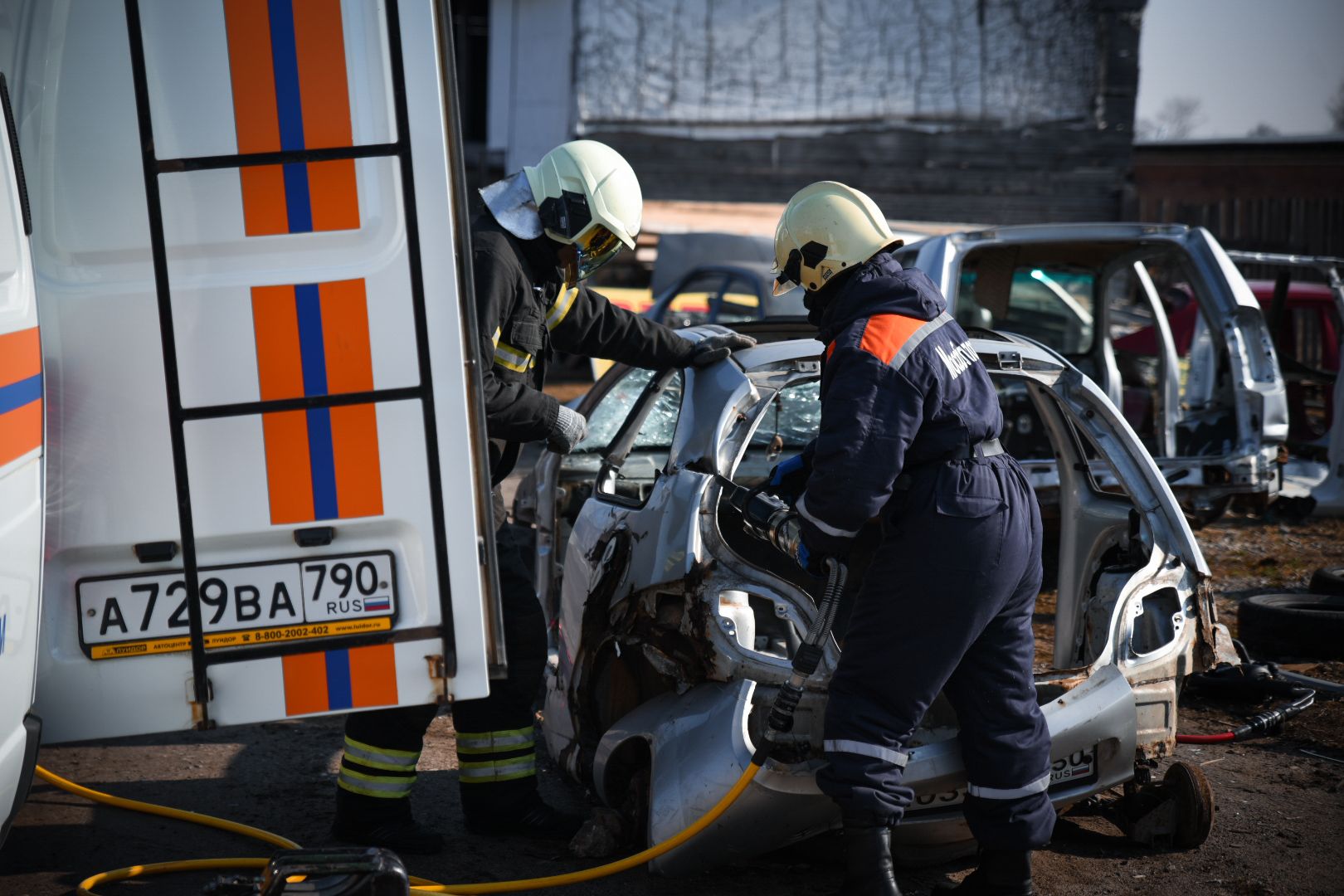 Бронницы, Спасатели, ПСЧ 343, Учения спасателей,