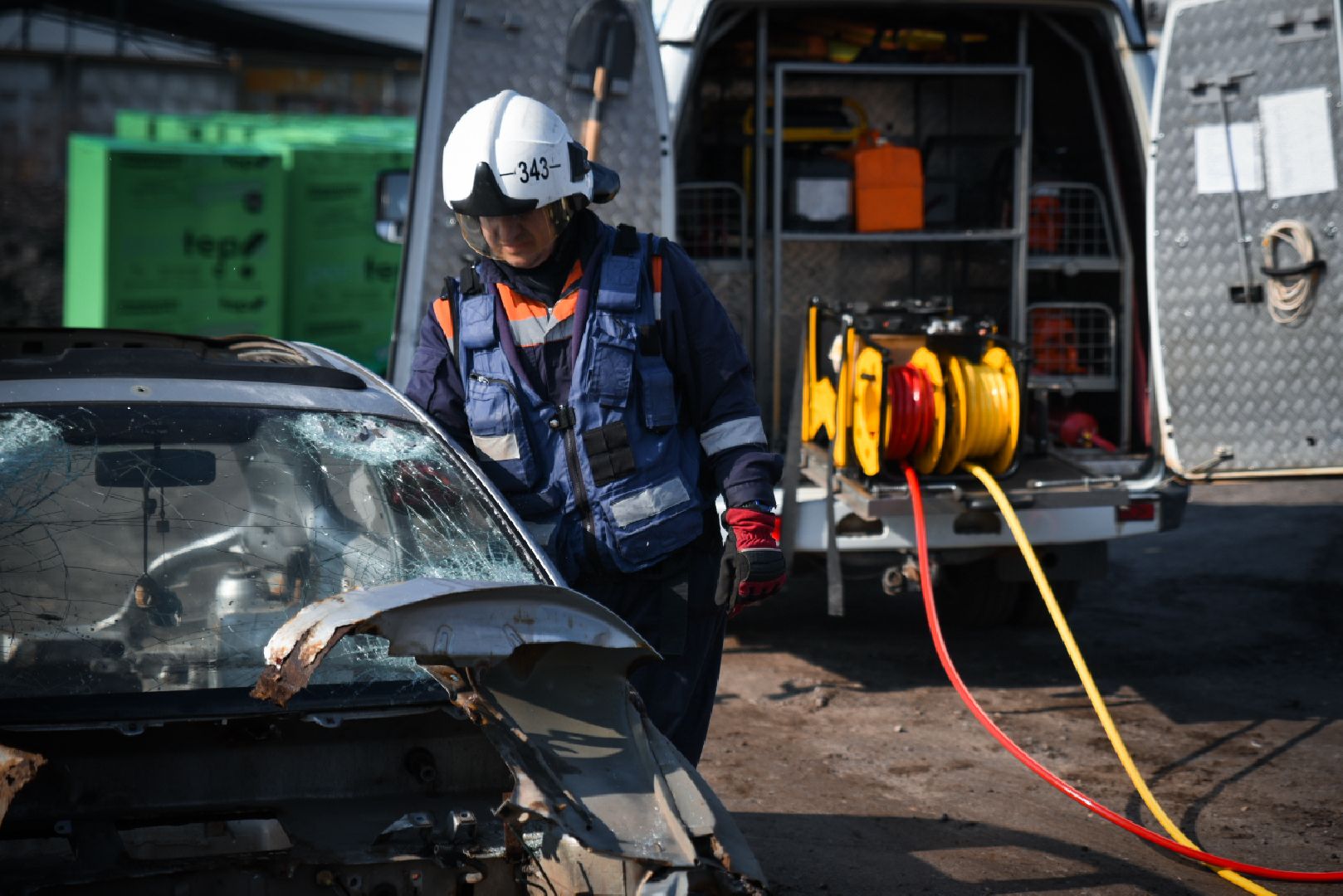 Бронницы, Спасатели, ПСЧ 343, Учения спасателей,