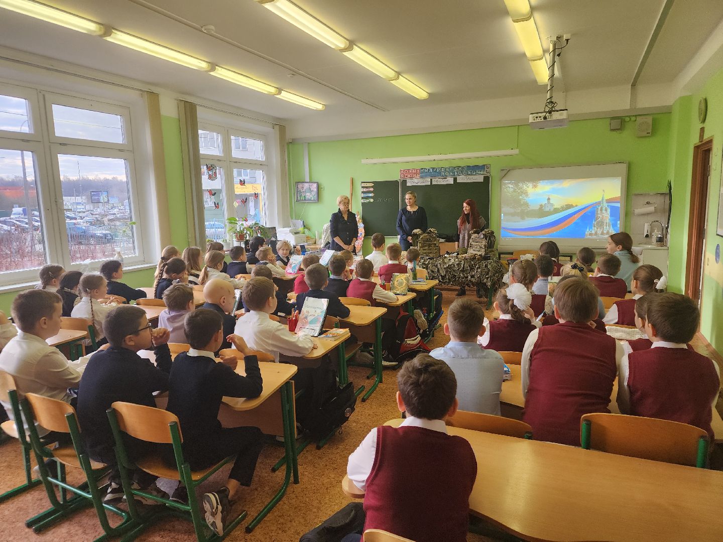 подольск, волонтеры сво, урок мужества,