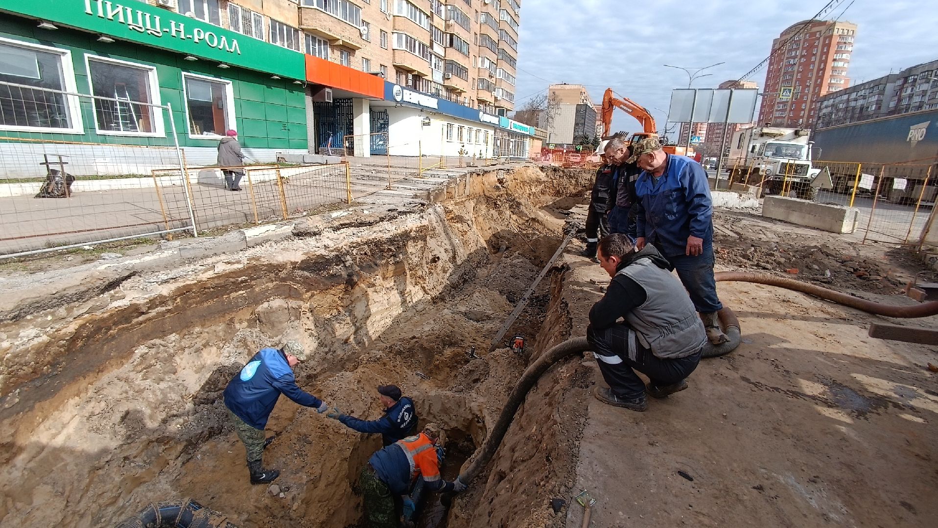 замена труб, щёлково, теплотрасса,