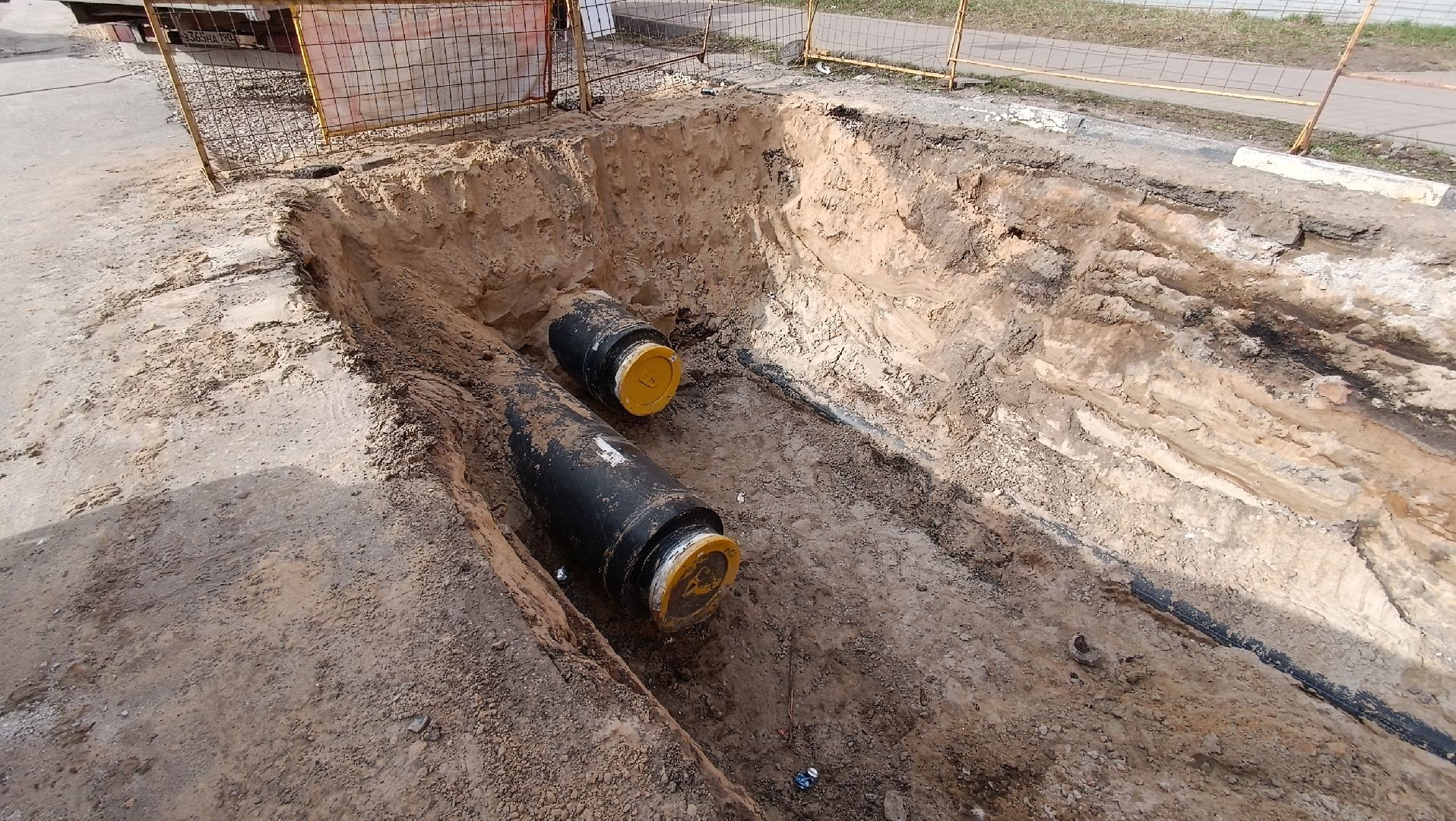 замена труб, щёлково, теплотрасса,