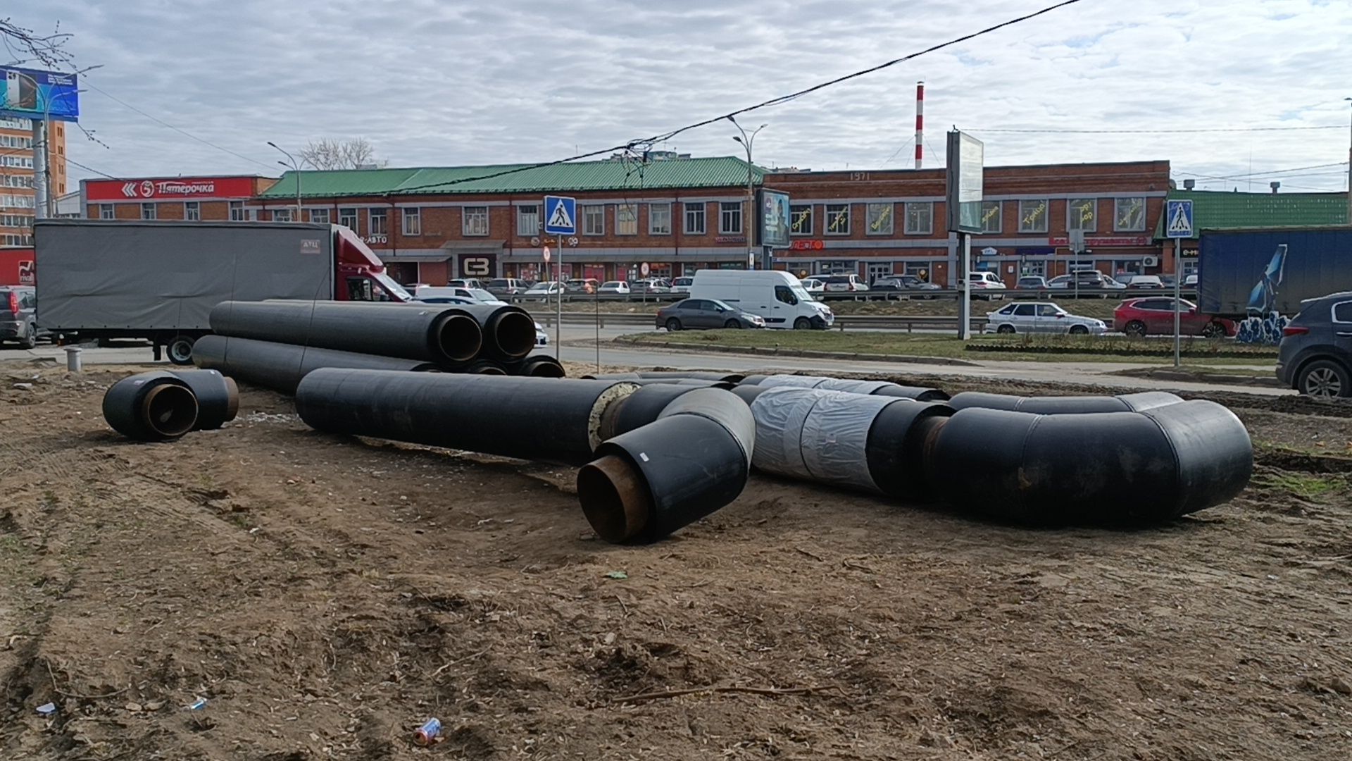 замена труб, щёлково, теплотрасса,