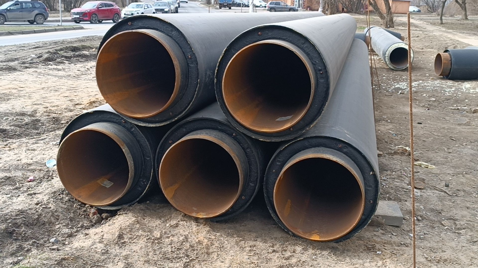 замена труб, щёлково, теплотрасса,