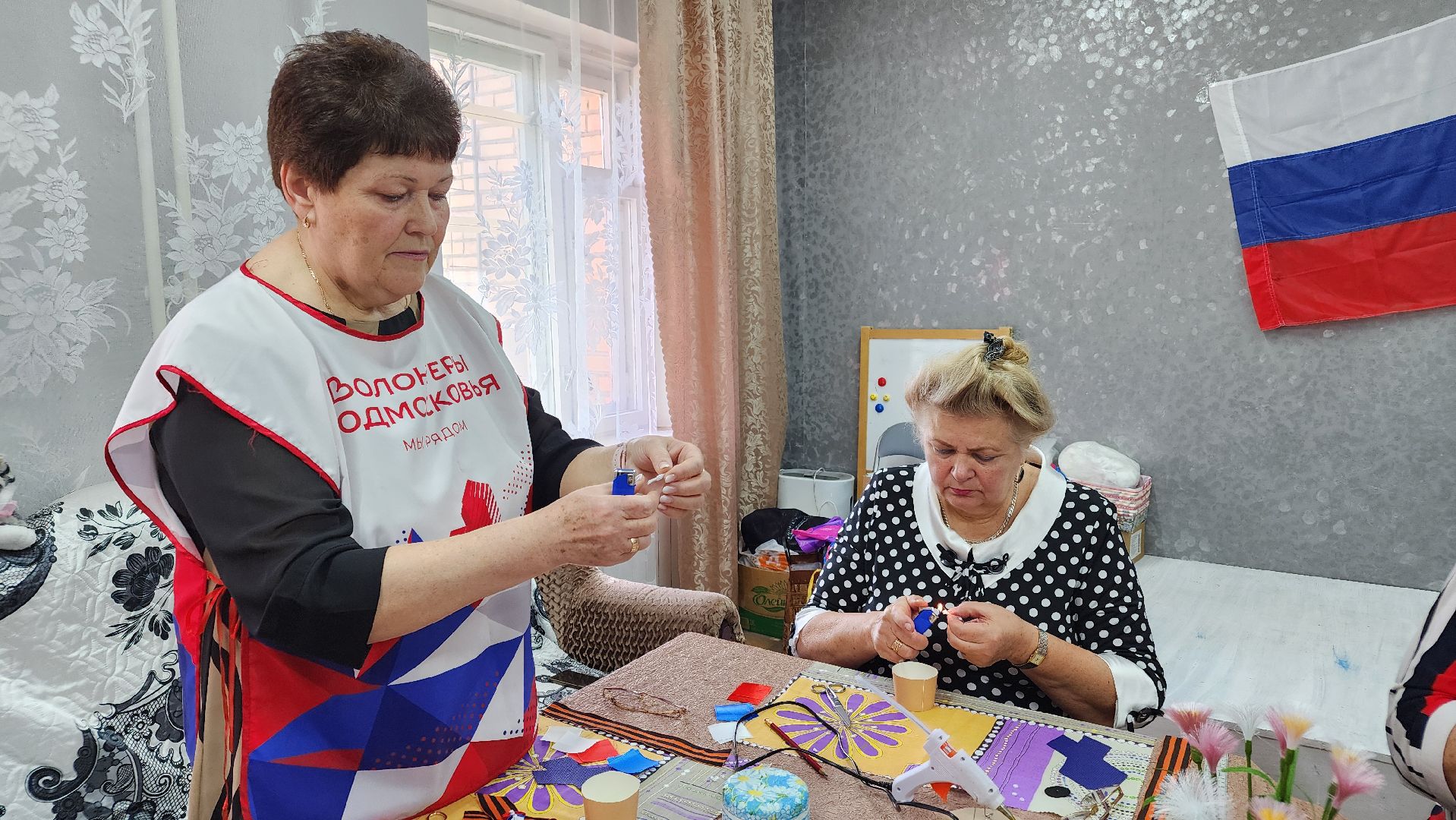 георгиевская ленточка, волонтеры, протвино,