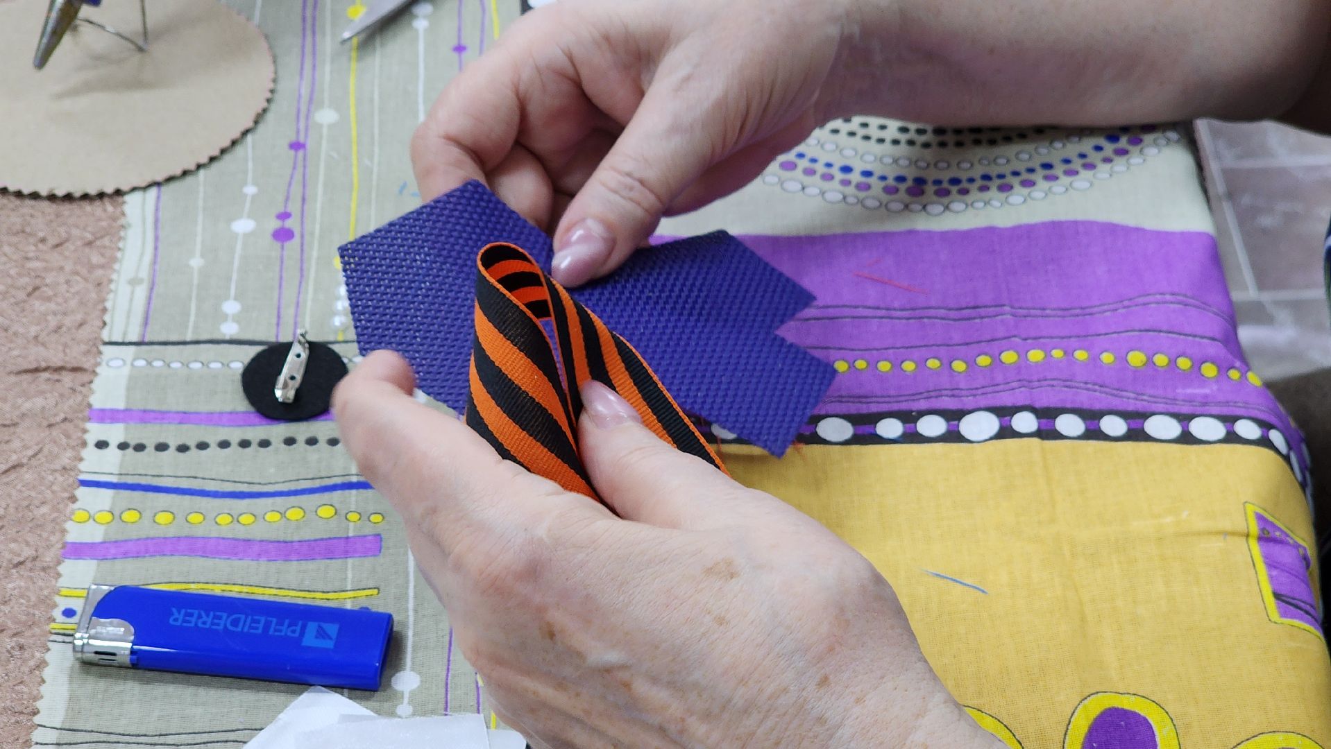 георгиевская ленточка, волонтеры, протвино,