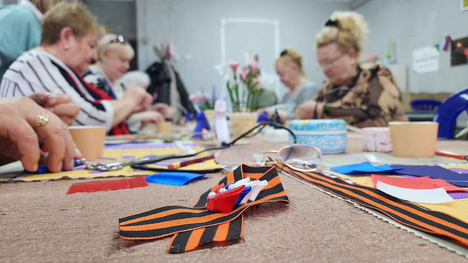 георгиевская ленточка, волонтеры, протвино,