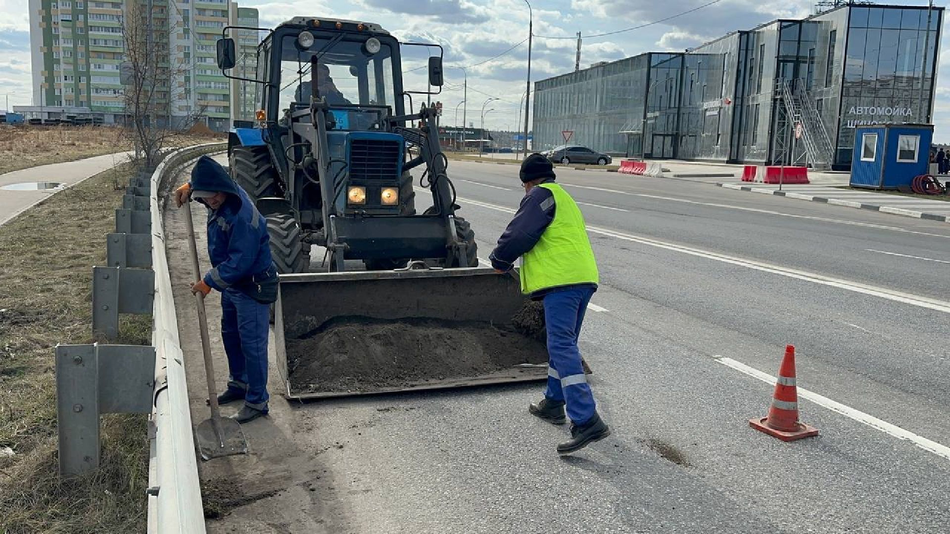 уборка улиц, домодедово,