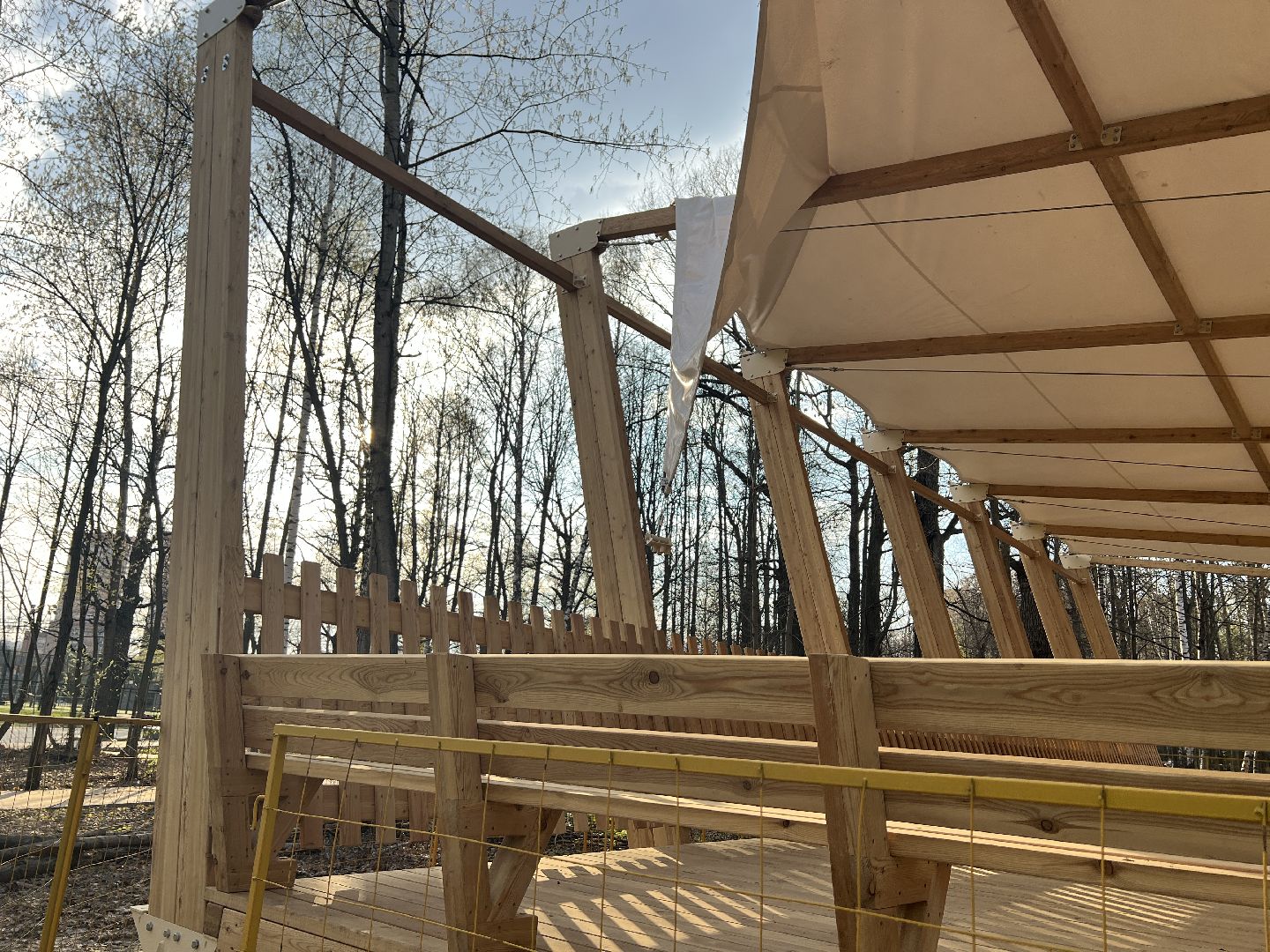 Химки, парк Толстого, благоустройство, беседка, отдых, природа