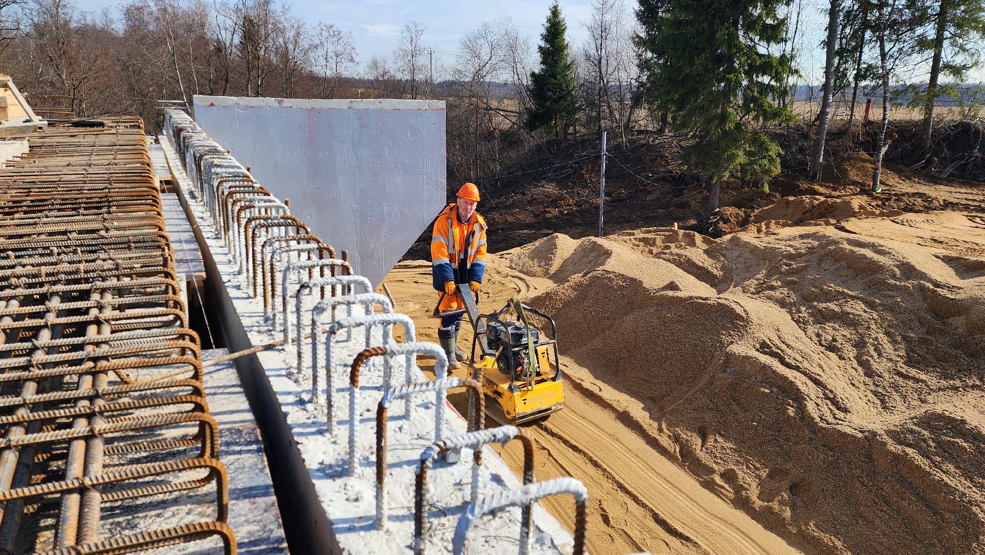 строительство, истра, мост,