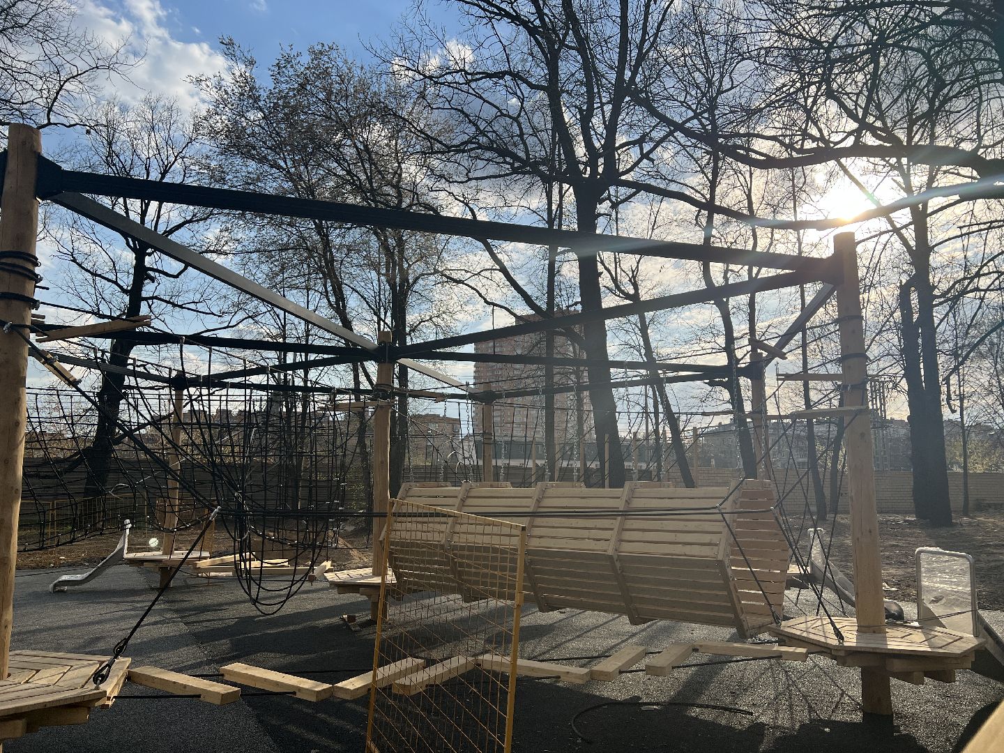 Химки, парк Толстого, благоустройство, досуг, детская площадка