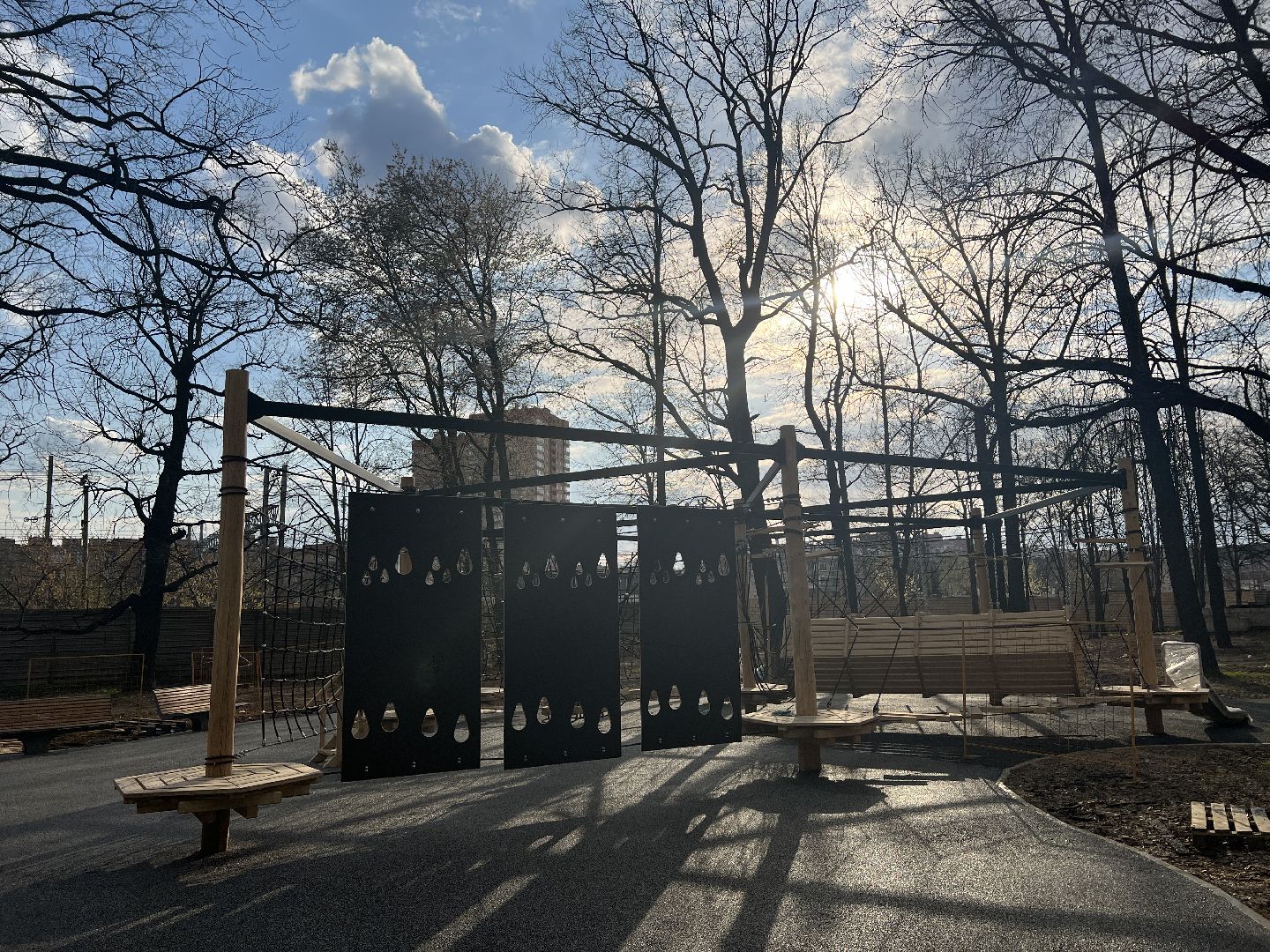 Химки, парк Толстого, благоустройство, досуг, детская площадка