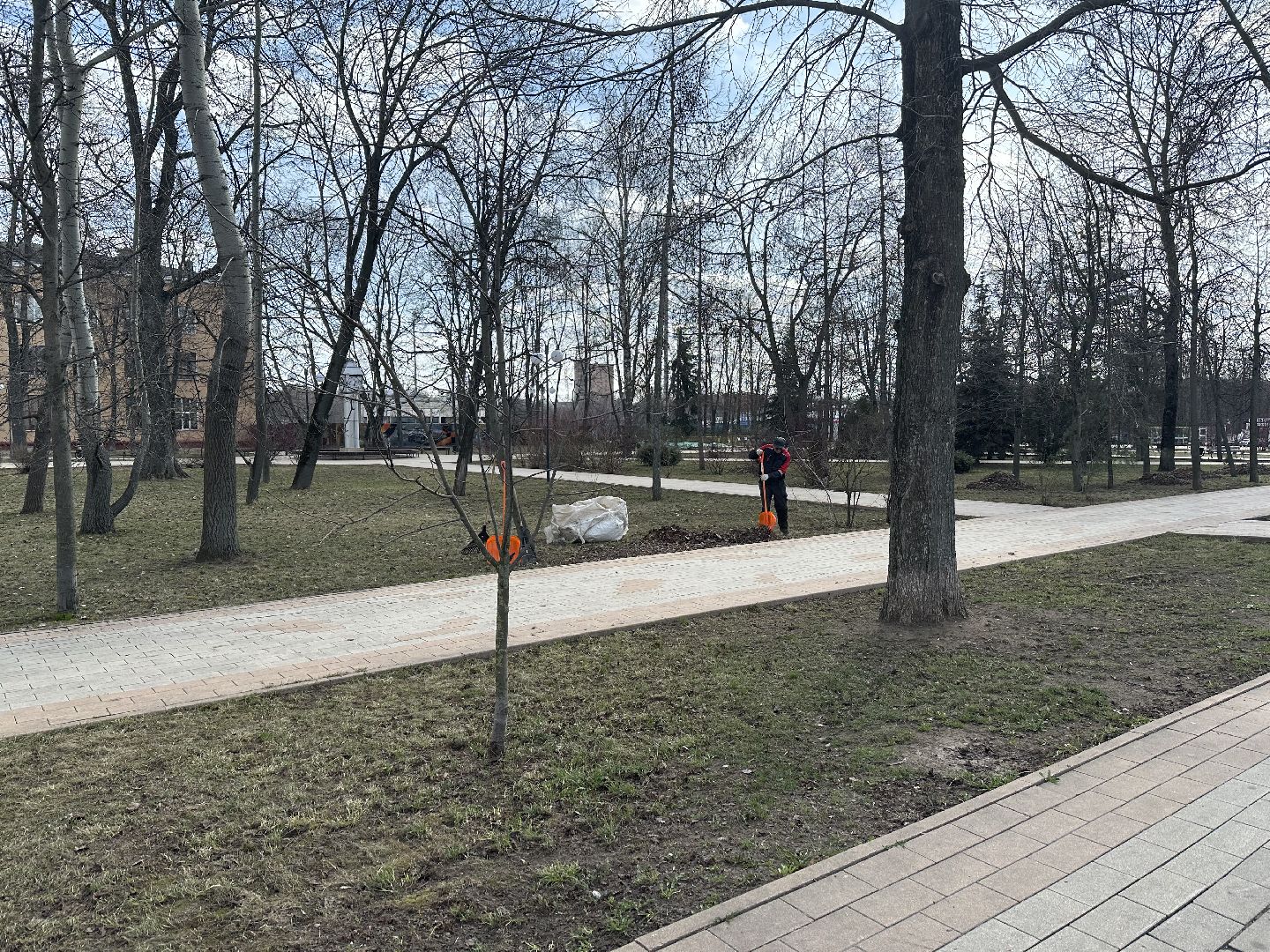 Парк, Уборка, Весна, люберцы,