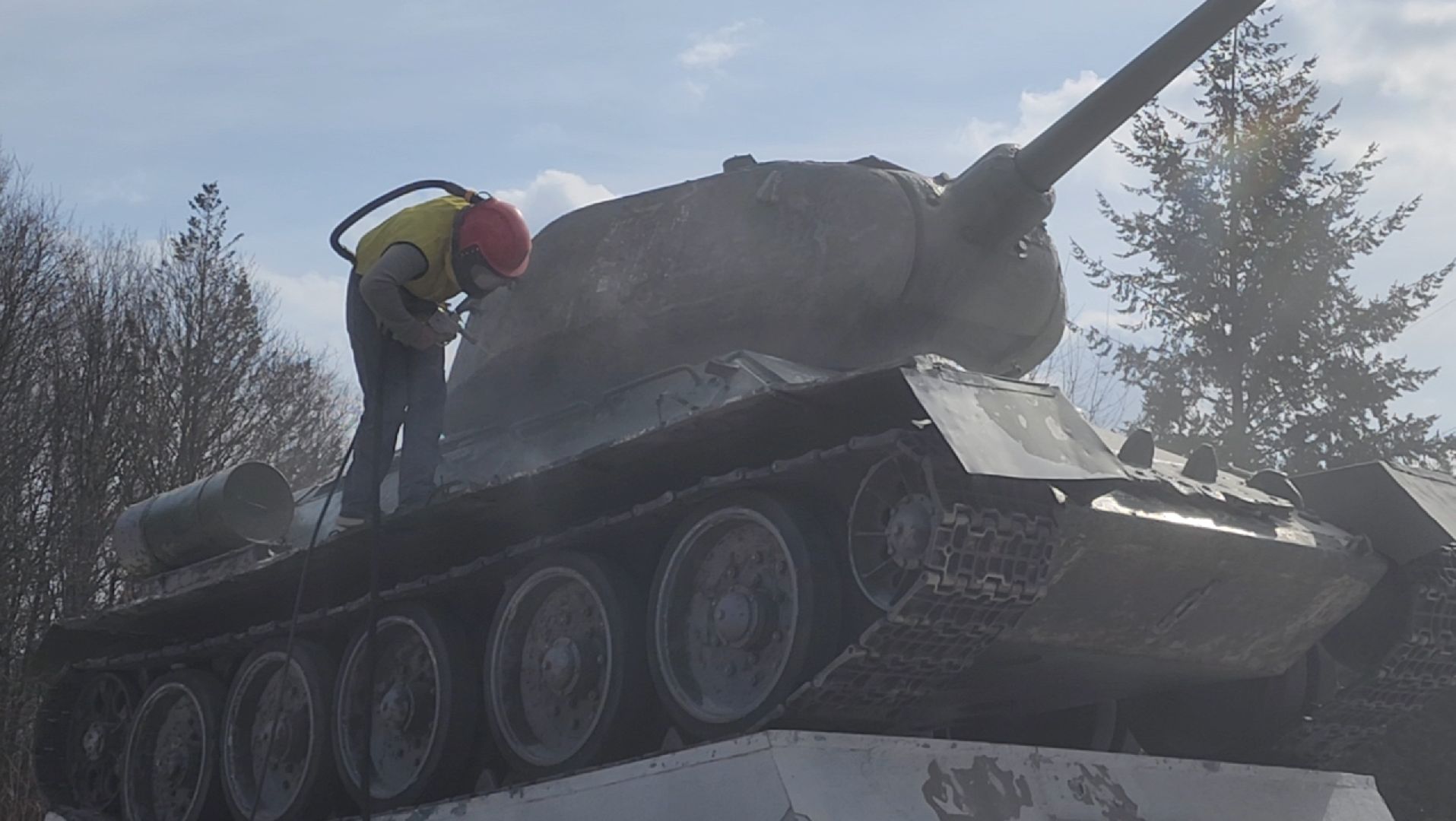 Памятник, Ремонт, Победа,