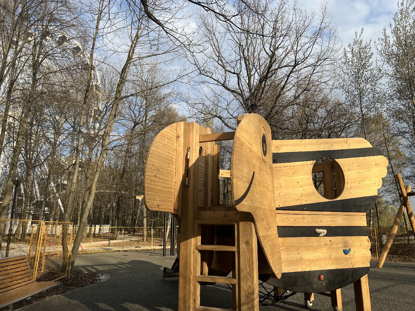 Химки, парк Толстого, благоустройство, детская площадка, дети