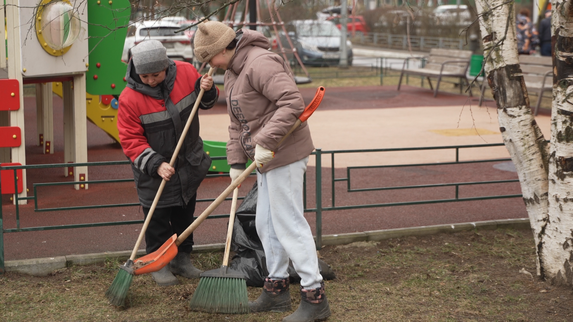 уборка территории, микрорайон Солнечный, Власиха весенняя уборка, МКУ ЖКХ и благоустройство,