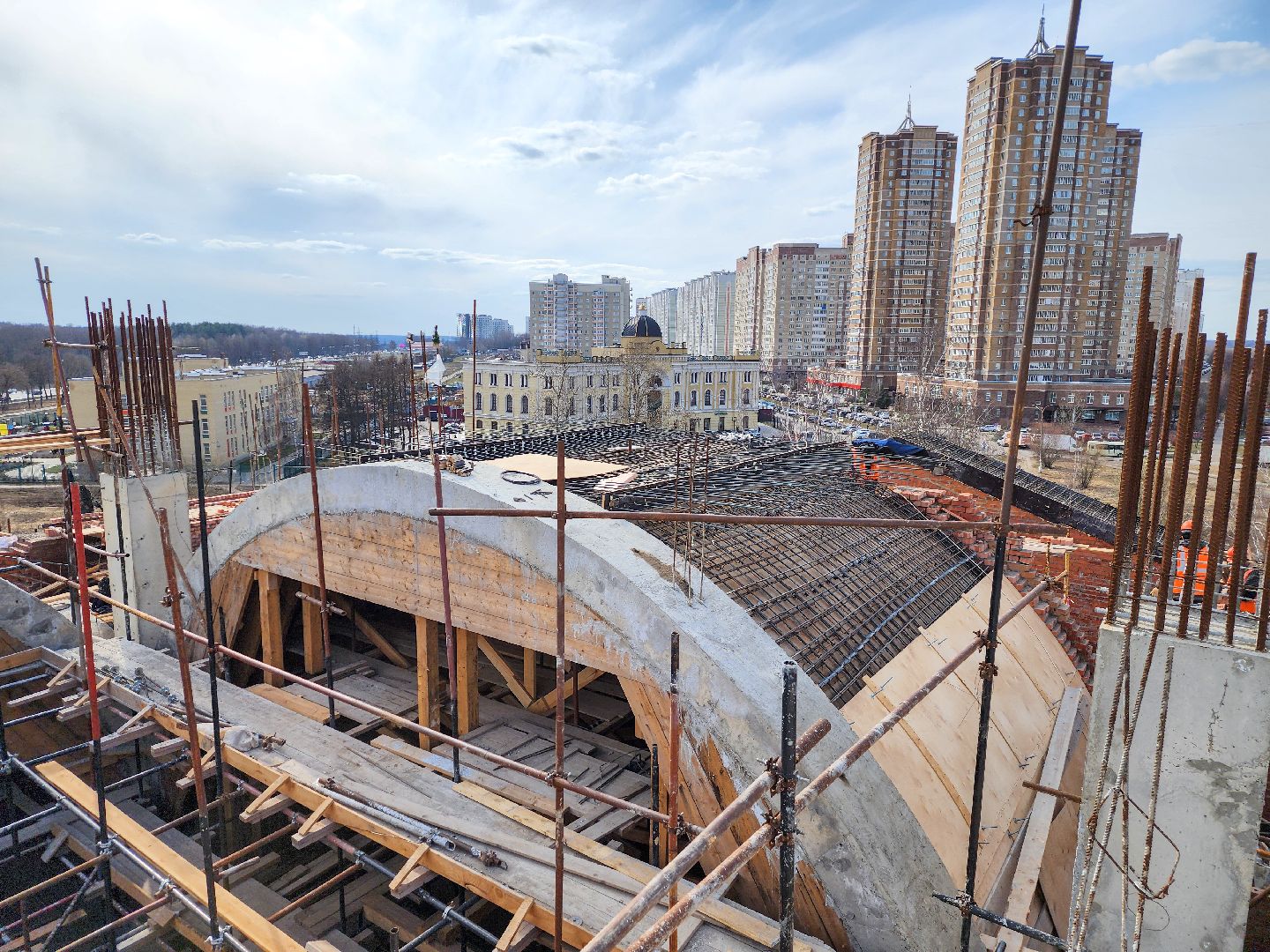 Подольск, никольский храм, строительство, храм в кузнечиках,