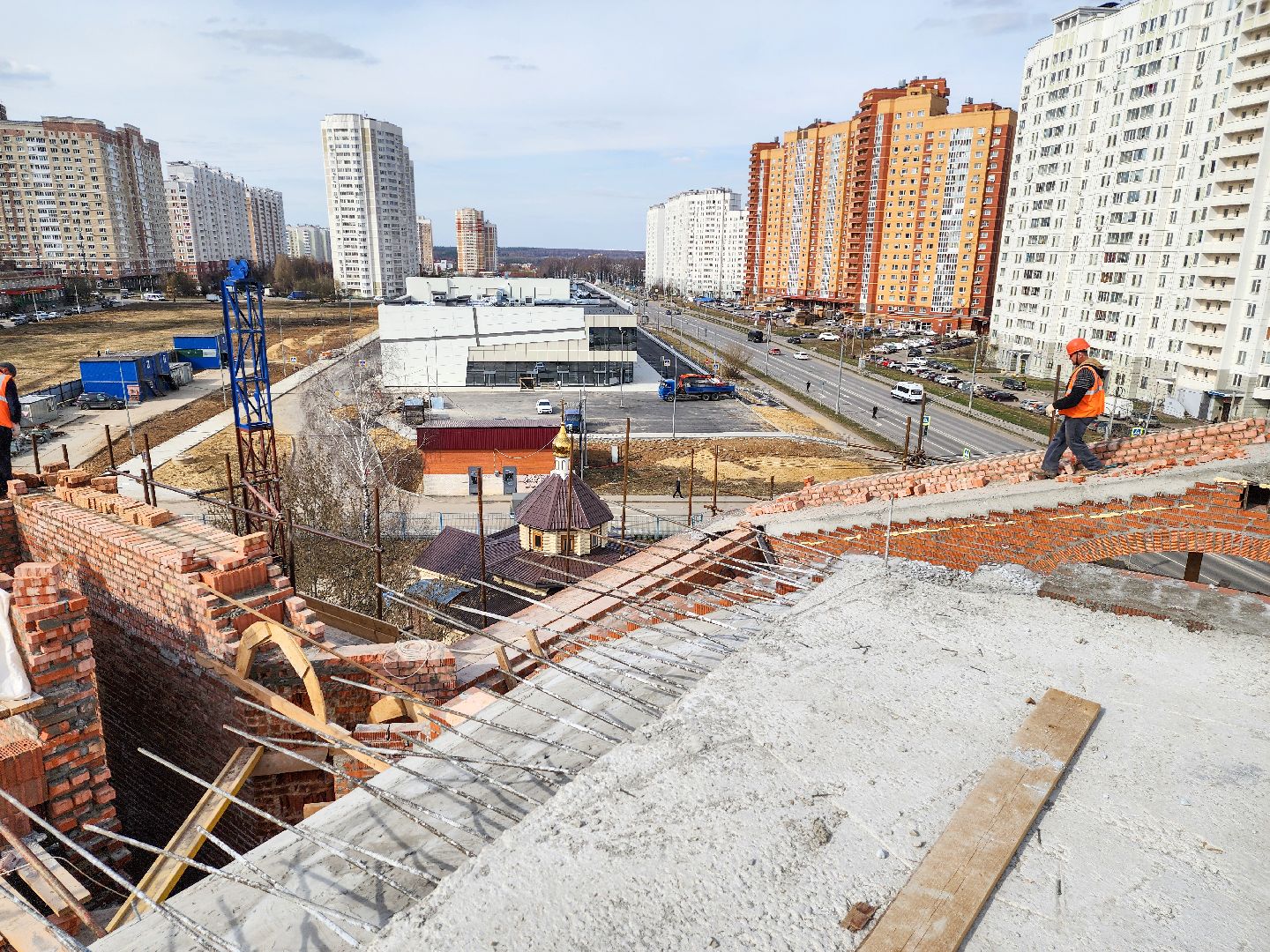 Подольск, никольский храм, строительство, храм в кузнечиках,