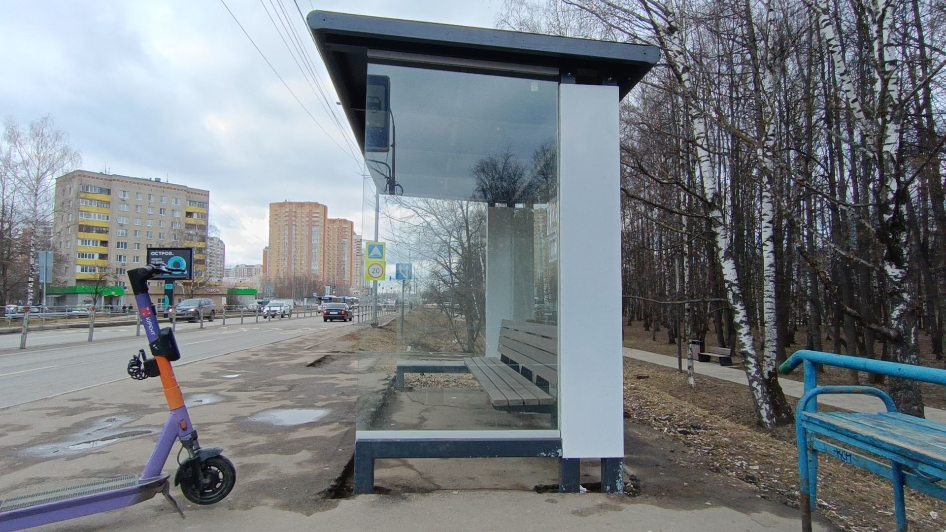 транспорт, остановка, лобня,