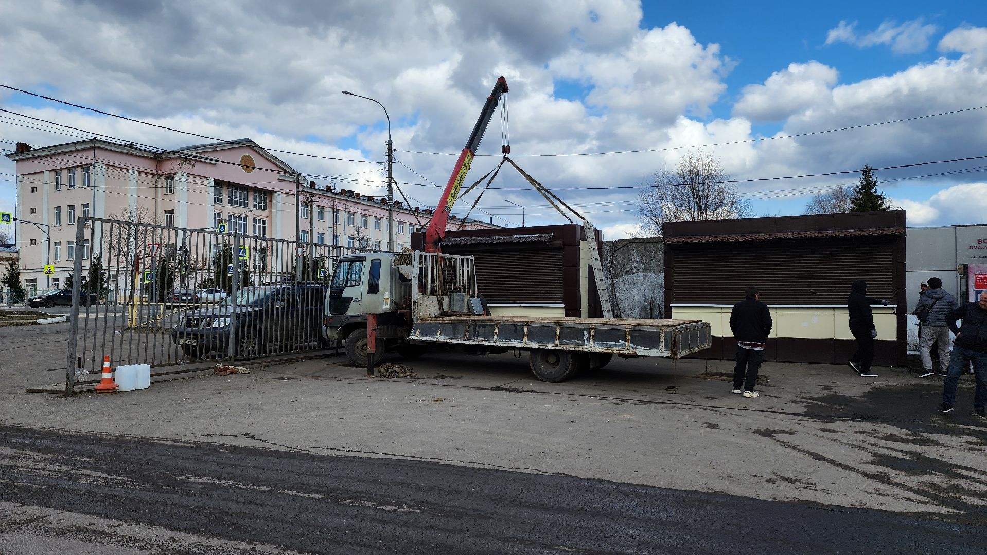 ступино, снос незаконный строений, торговая точка,