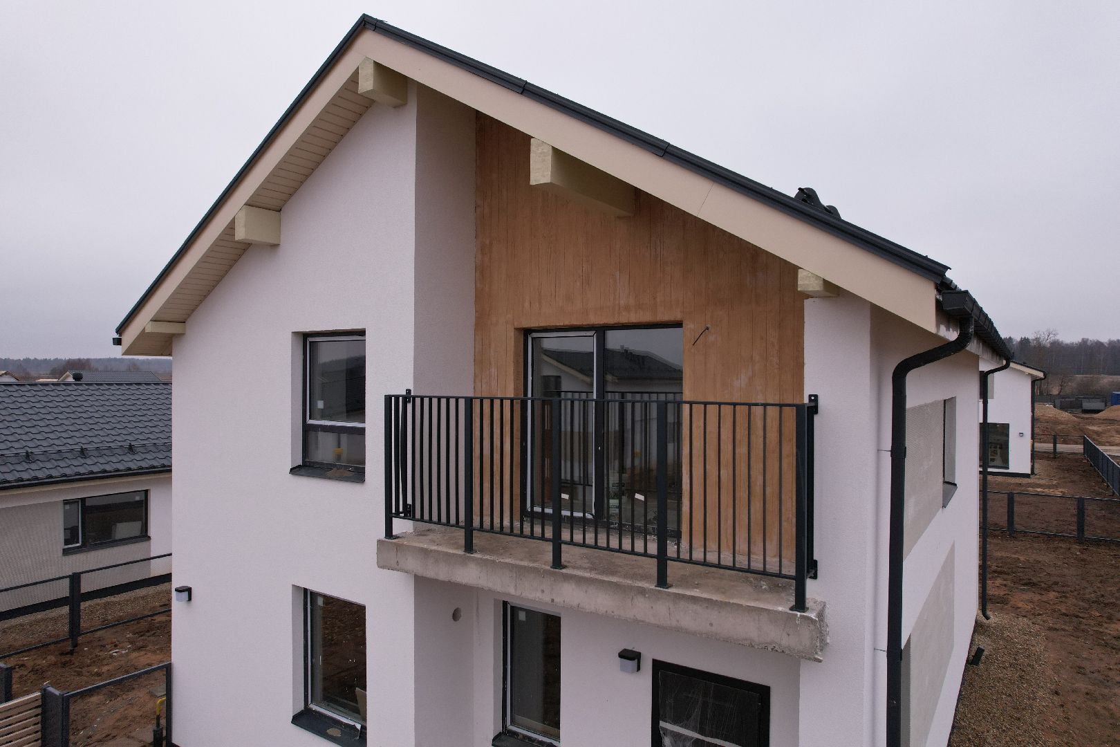 видео с коптера, строительство жилого кластера в истре,