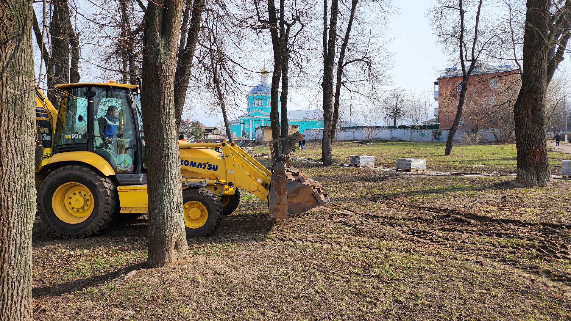 кашира, благоустройство, сквер пушкина, тротуарная плитка, демонтаж, строительство, комфортная среда,
