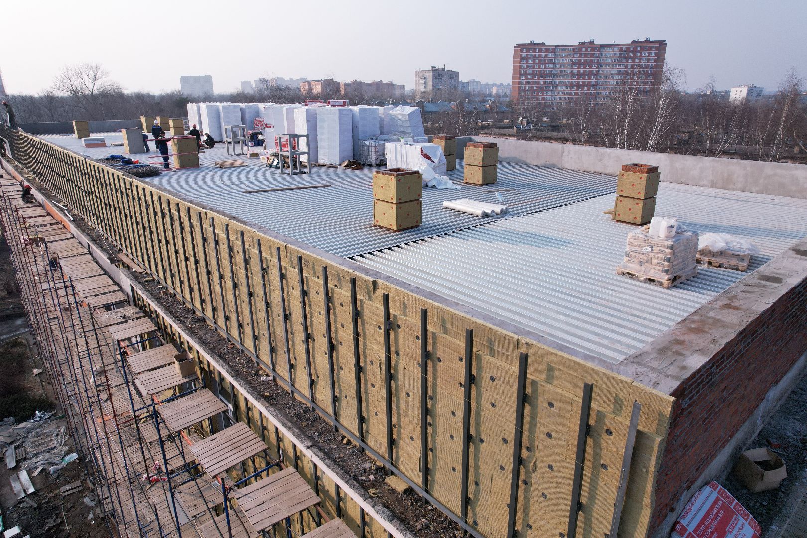 видео с коптера, капремонт лицея 14 в щелково,