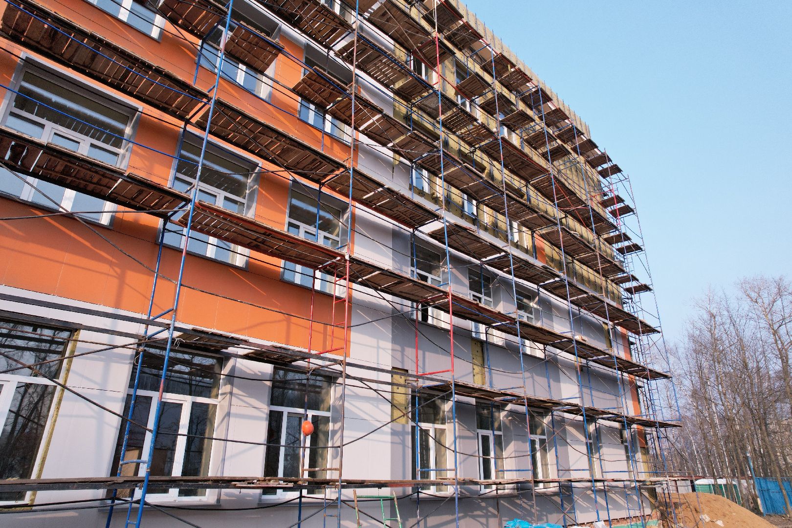 видео с коптера, капремонт лицея 14 в щелково,