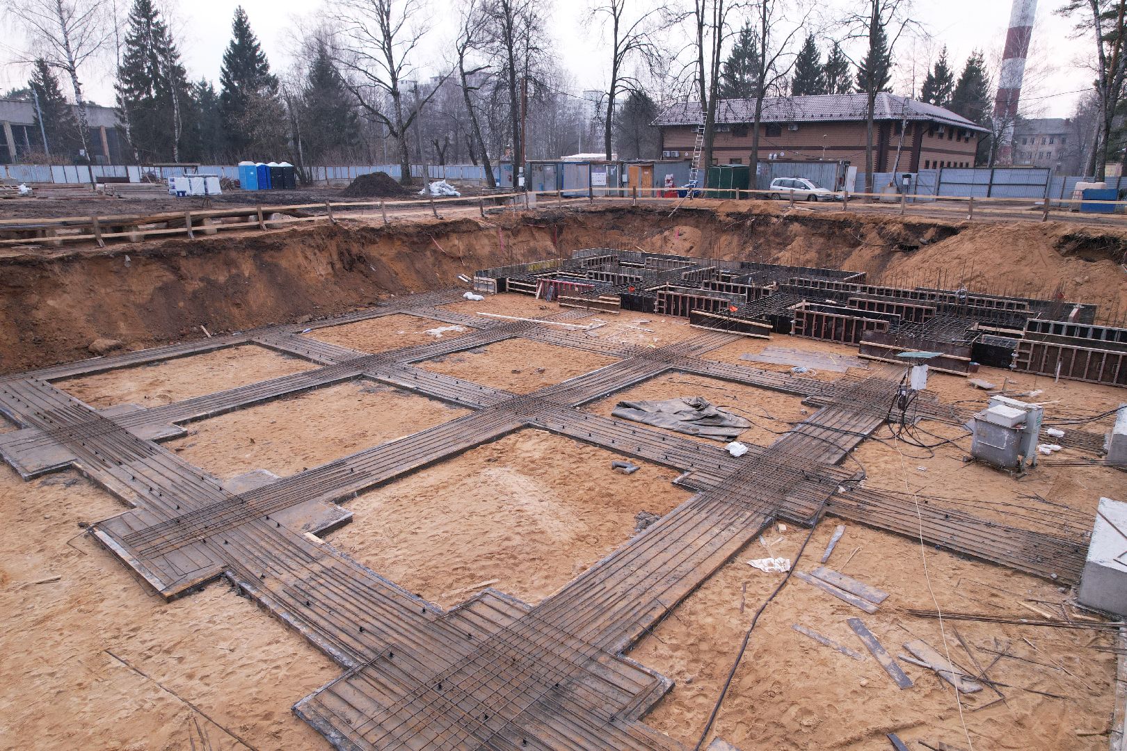 видео с коптера, строительство бассейна в монино, строительство фока в щелково,