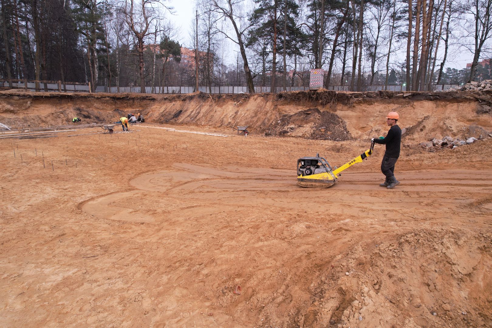 видео с коптера, строительство бассейна в монино, строительство фока в щелково,