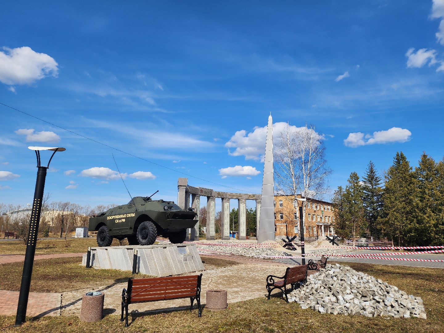 благоустройство, 80 - летие победы, мемориал,
