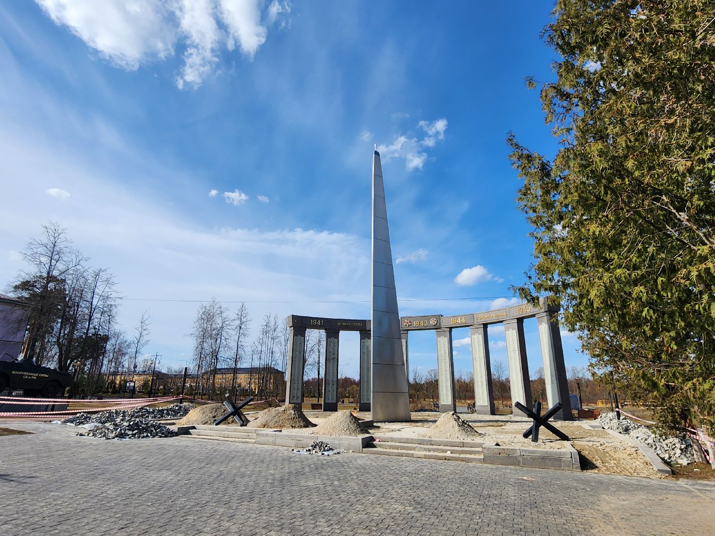 благоустройство, 80 - летие победы, мемориал,