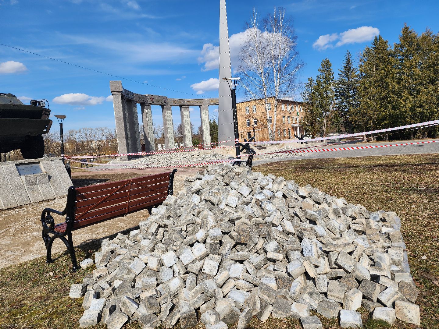 благоустройство, 80 - летие победы, мемориал,